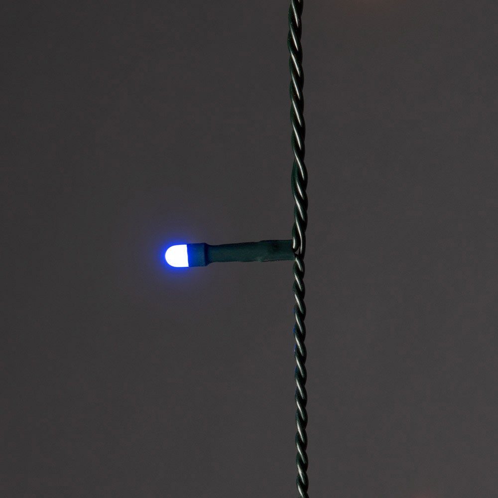 KONSTSMIDE LED-Baummantel Weihnachtsdeko, Christbaumschmuck, Ring Ø 8, 5 Stränge à 40 multicolour Dioden, gefrostet, vormontiert