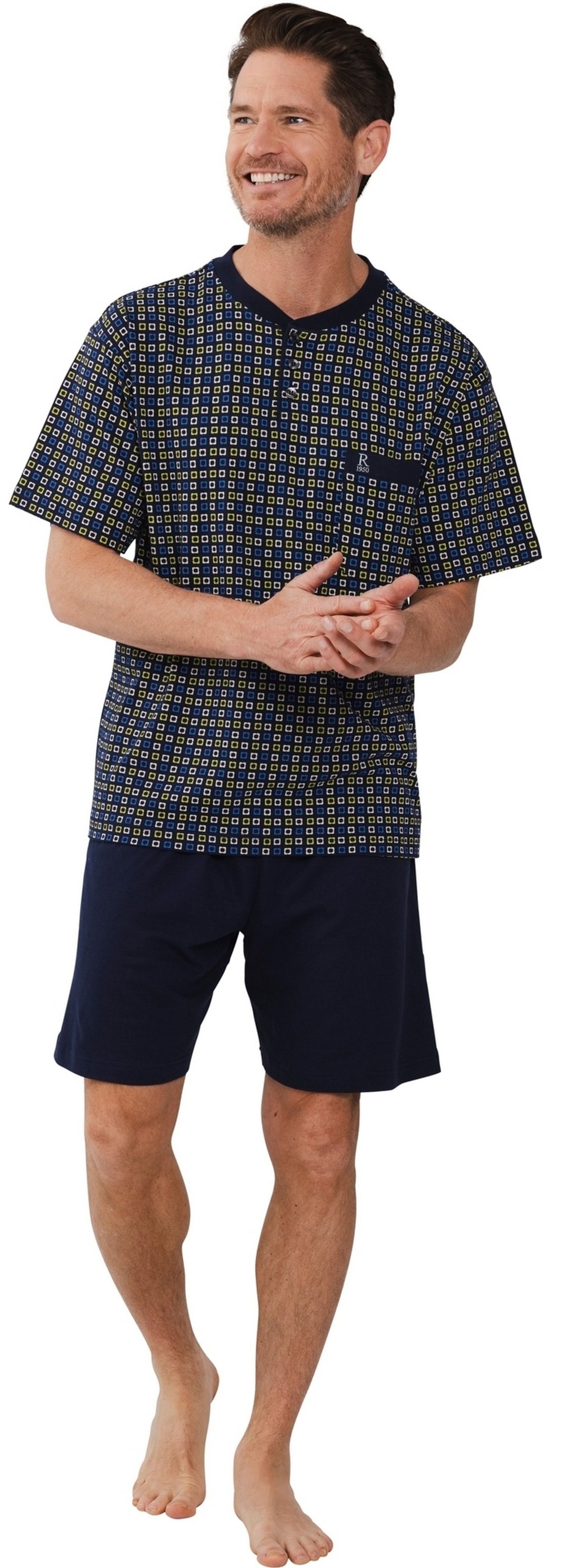 Robson Shorty Herren Pyjama Schlafanzug kurz günstig online kaufen