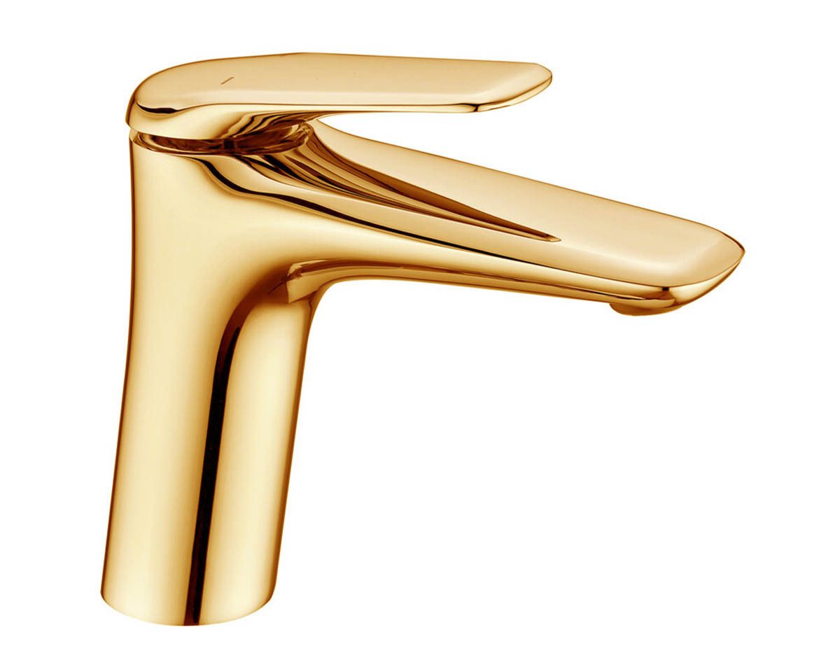 einfachgutemoebel Waschtisch-Set Waschtischarmatur VAESKE, für Einbaubecken, Gold, (Armaturen, 1-St., Armatur)