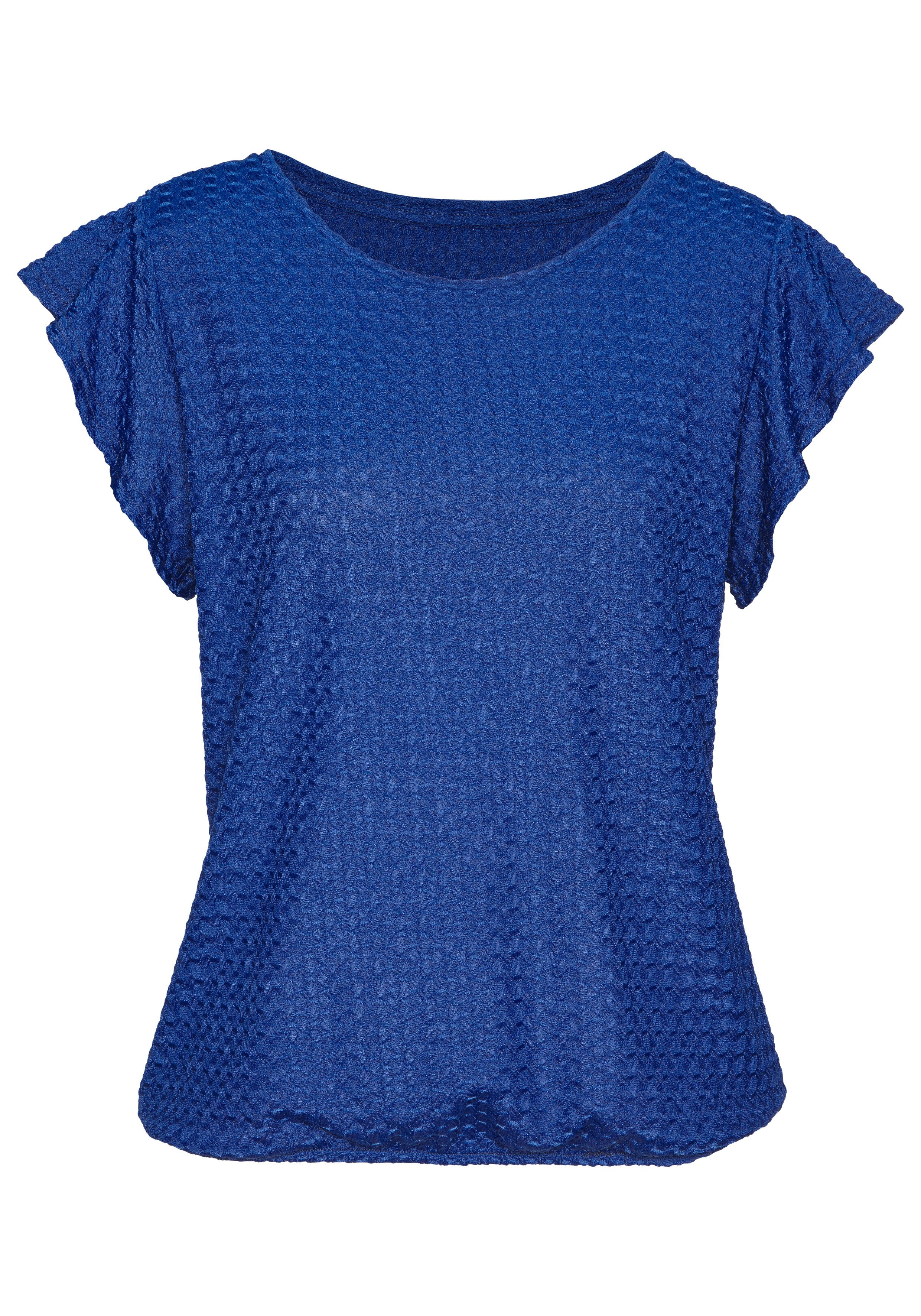 LASCANA T-Shirt mit modischer Struktur Bügelfreie Polyester-Qualität. € 29,99, (€ 29,99 pro 1 Stk).