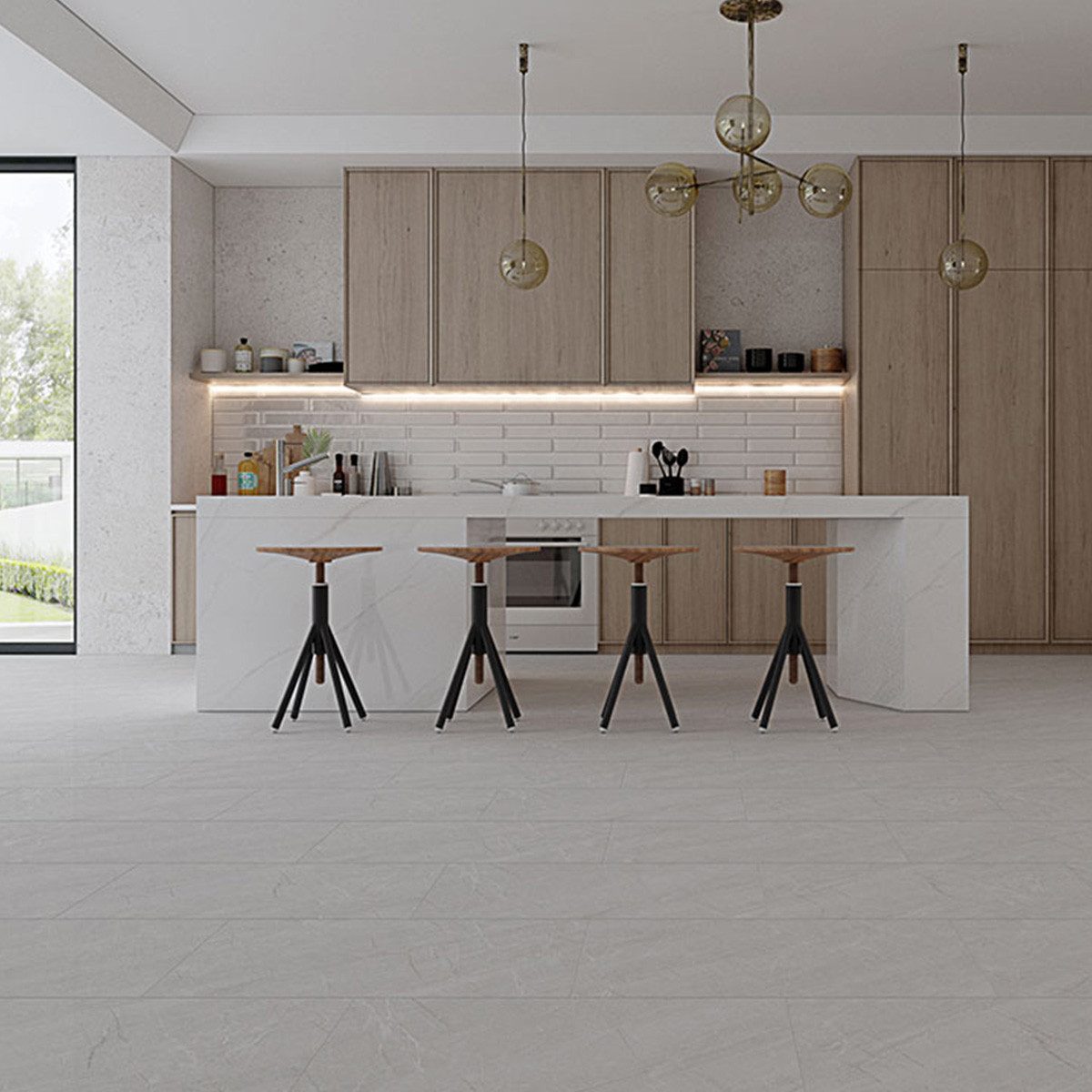 Stilewo Vinylfliesen 1 m2 Stilewo Klick-Fliesen Steinoptik