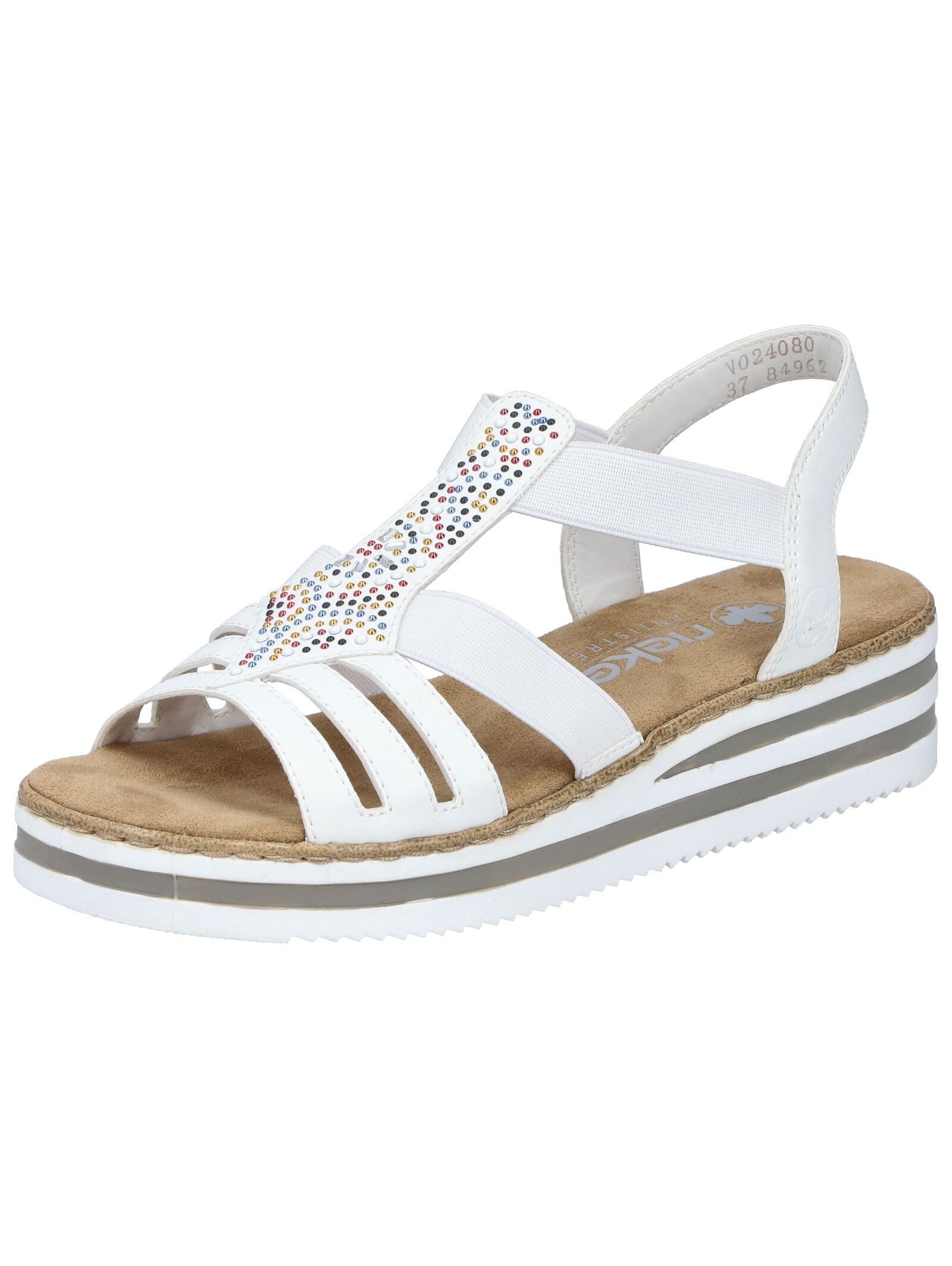 Sandalen Lederimitat Keilsandalette