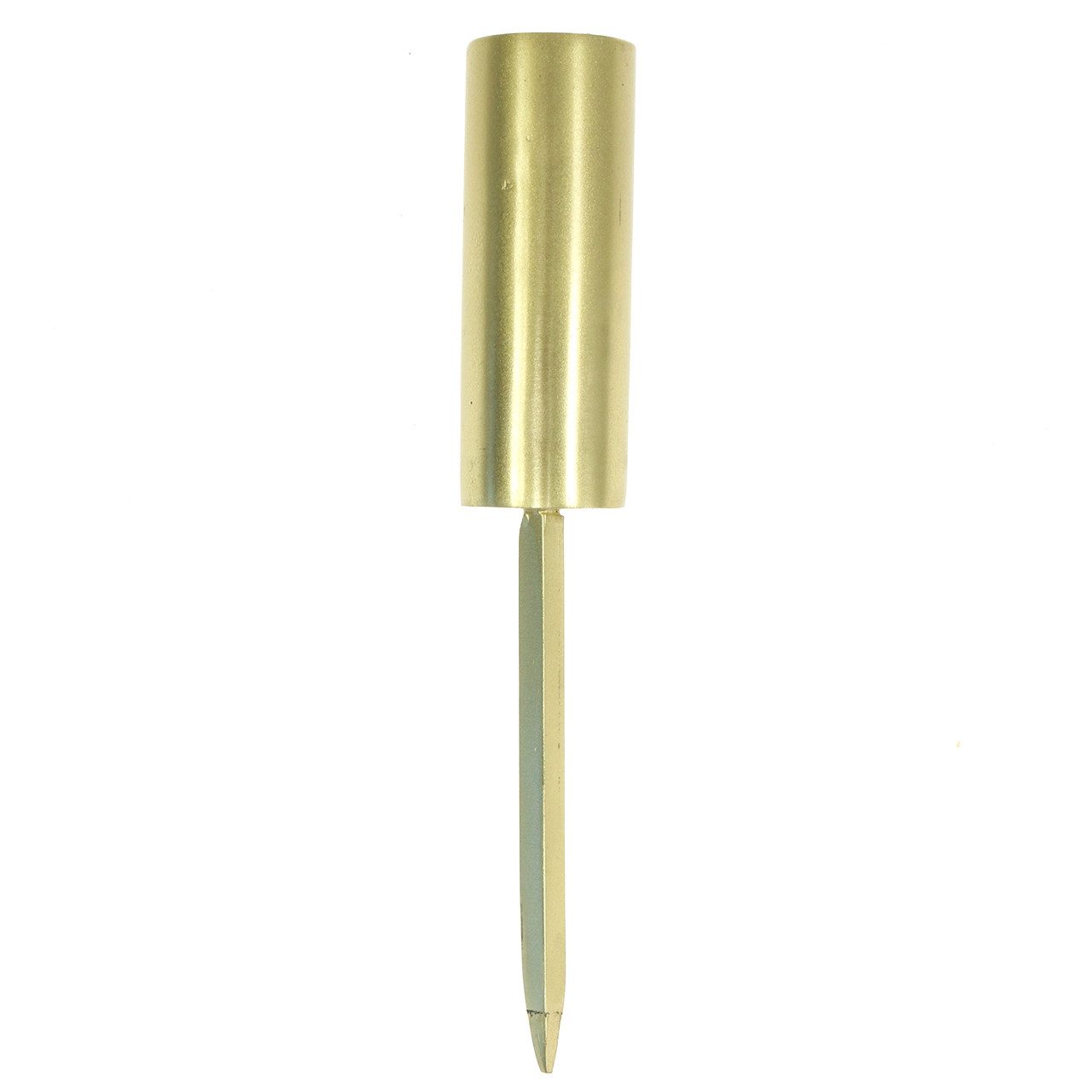 Flor & Decor Import GmbH Kerzenhalter Goldene Stabkerzen Kerzenhalter für Adventskranz Ø2,2cm H15cm, 4 Stück
