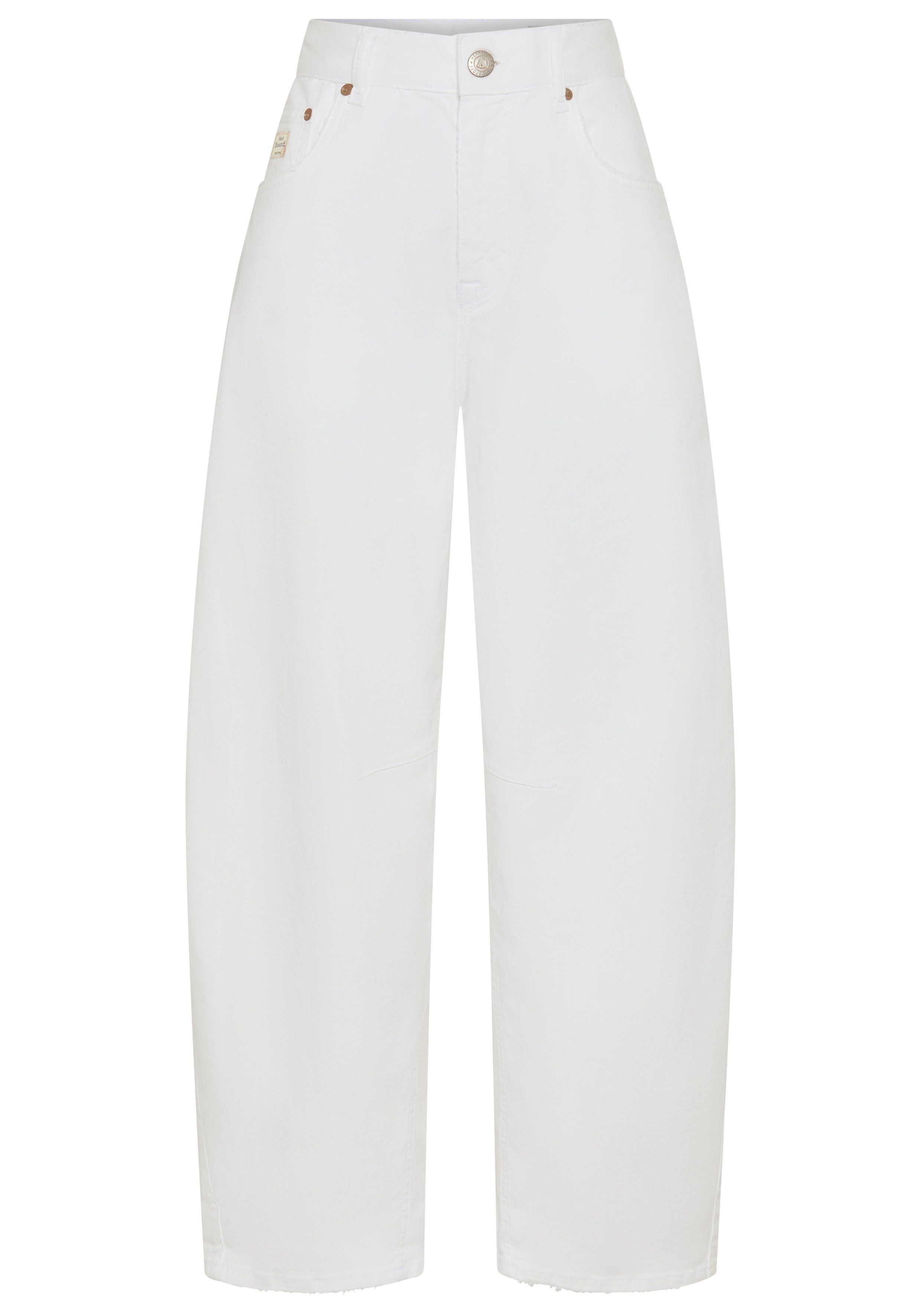 5-Pocket-Jeans Barrow Denim White Stretch
