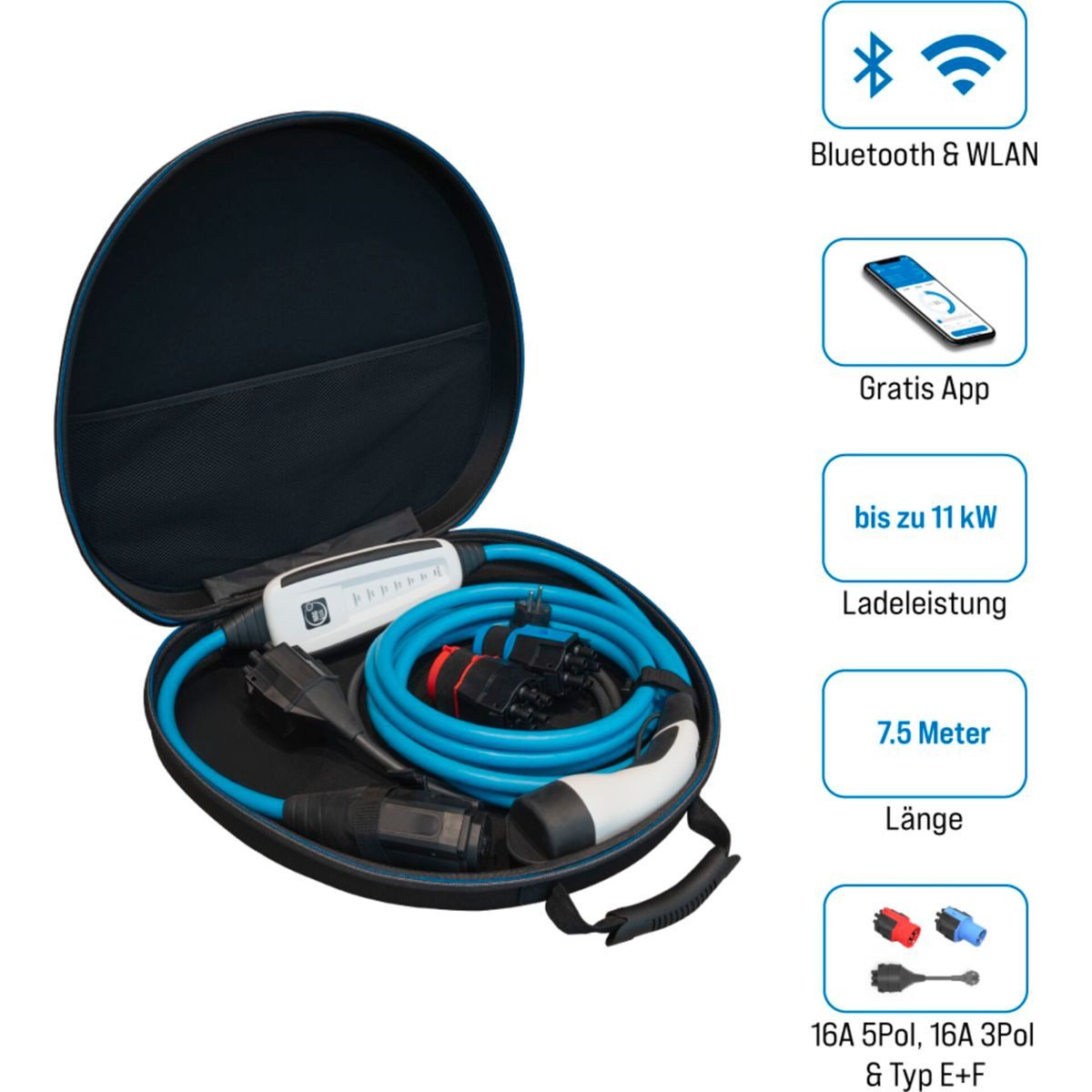 NRGkick Elektroauto-Ladestation 16A 7.5m Set Optimal