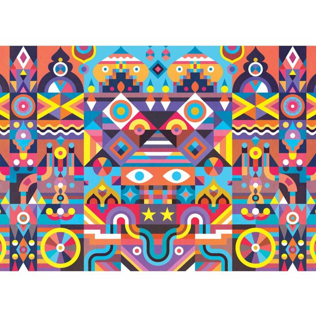 CLOUDBERRIES Puzzle Puzzle Symmetrie 1000 Teile, Puzzleteile