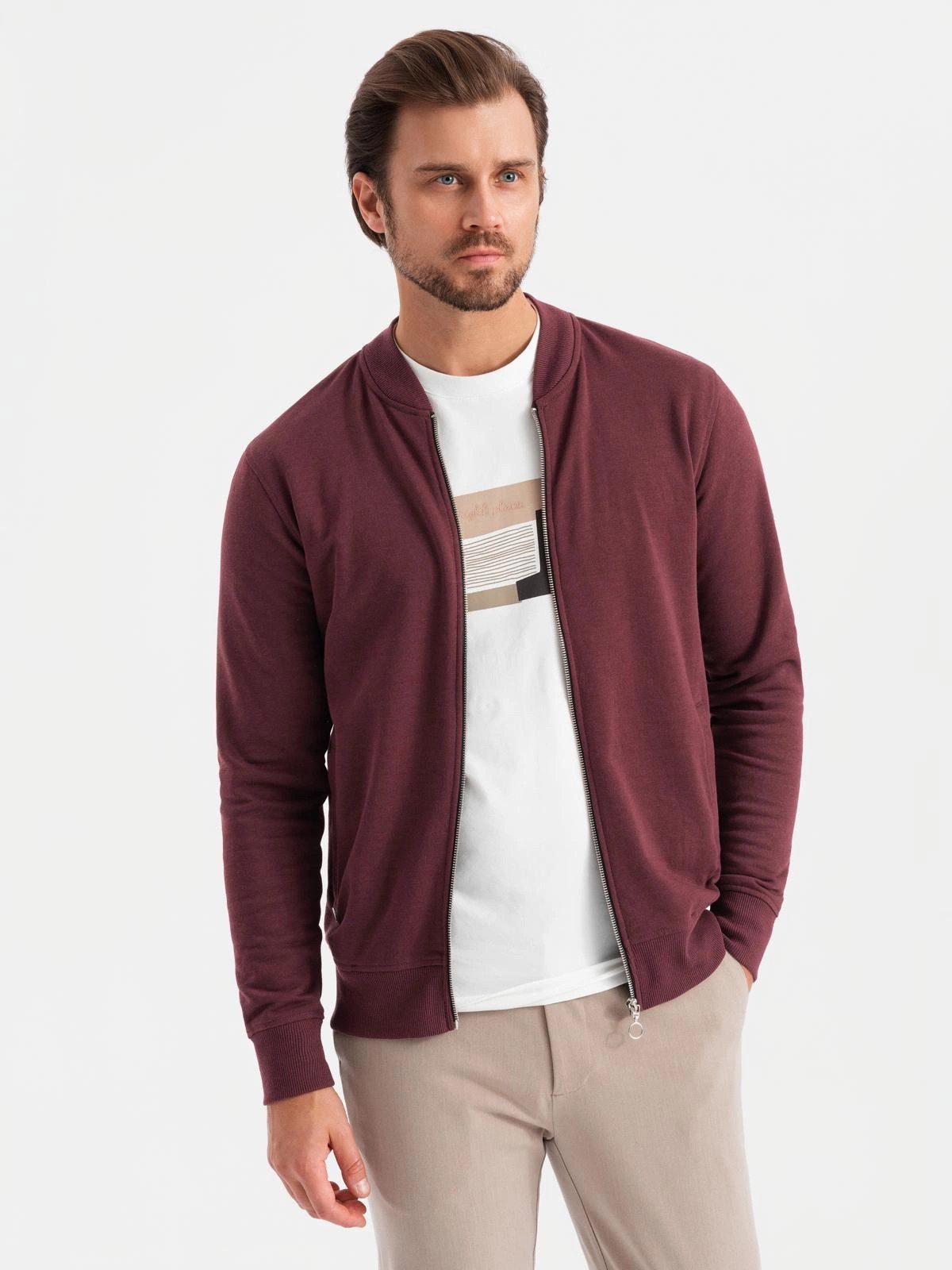 OMBRE Bomberjacke Bomberjacke aus Baumwollsweatshirt für günstig online kaufen
