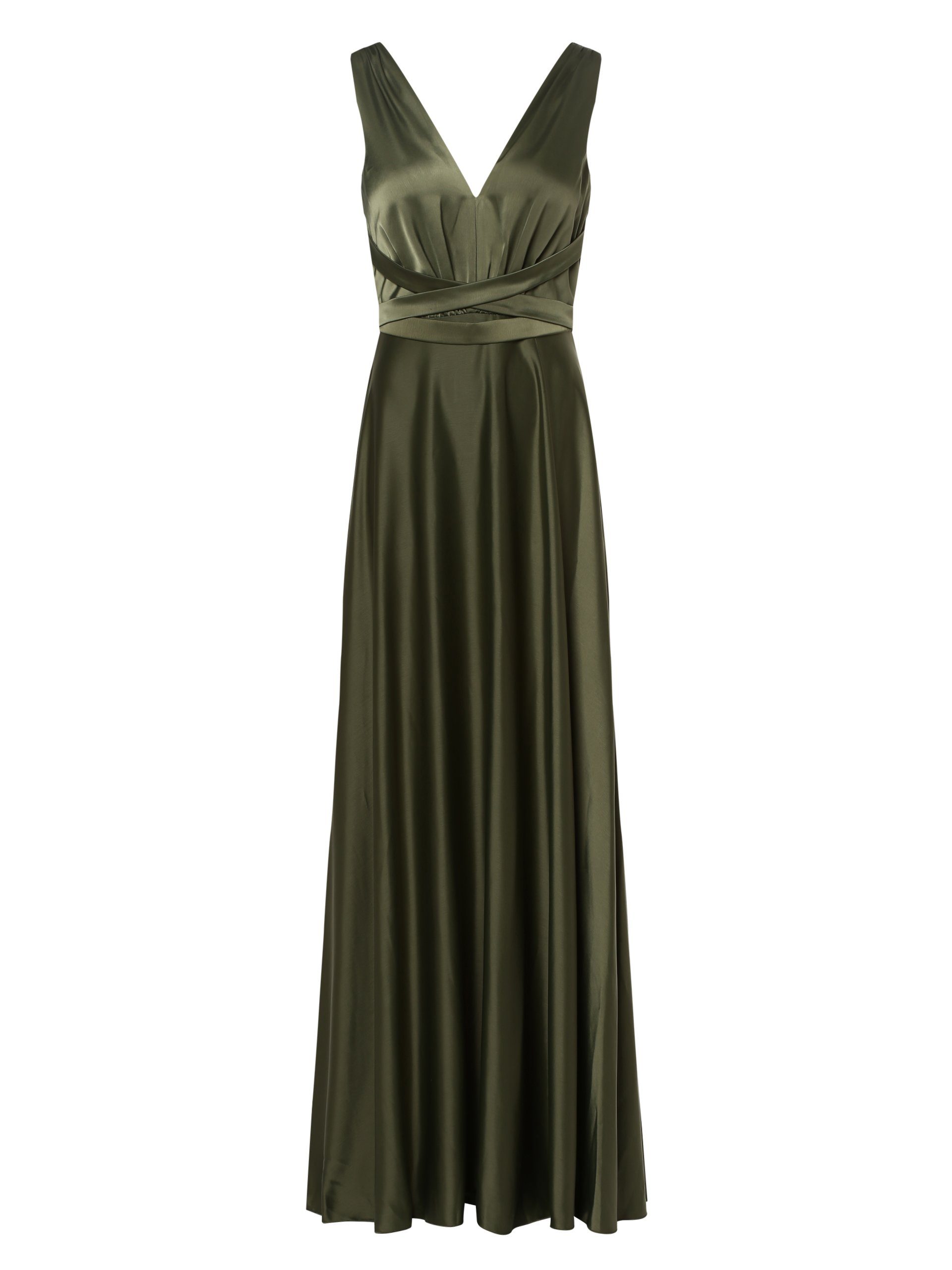 Marie Lund Abendkleid oliv