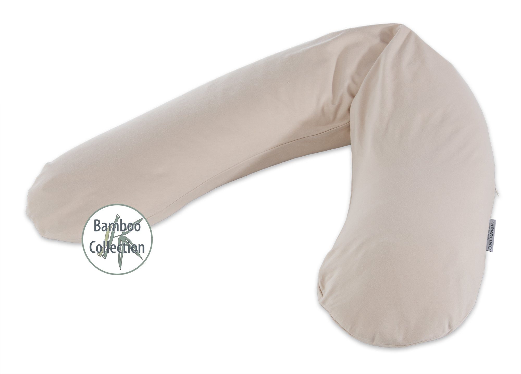 Theraline Stillkissen Stillkissen Das Original inkl. Bamboo Bezug kieselgrau