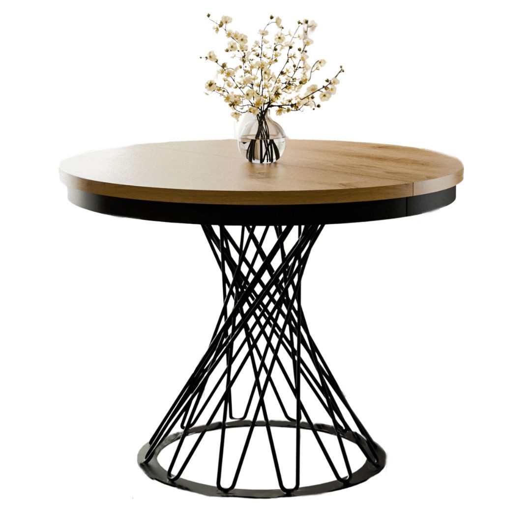 Compleo Esstisch Küchentisch, Runder Esszimmertisch 100-140, günstig online kaufen