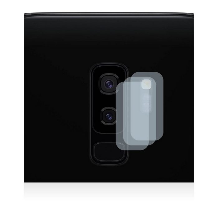 BROTECT flexible Panzerglasfolie für Samsung Galaxy S9 Plus (NUR Kamera) Displayschutzglas 3 Stück Schutzglas Glasfolie klar