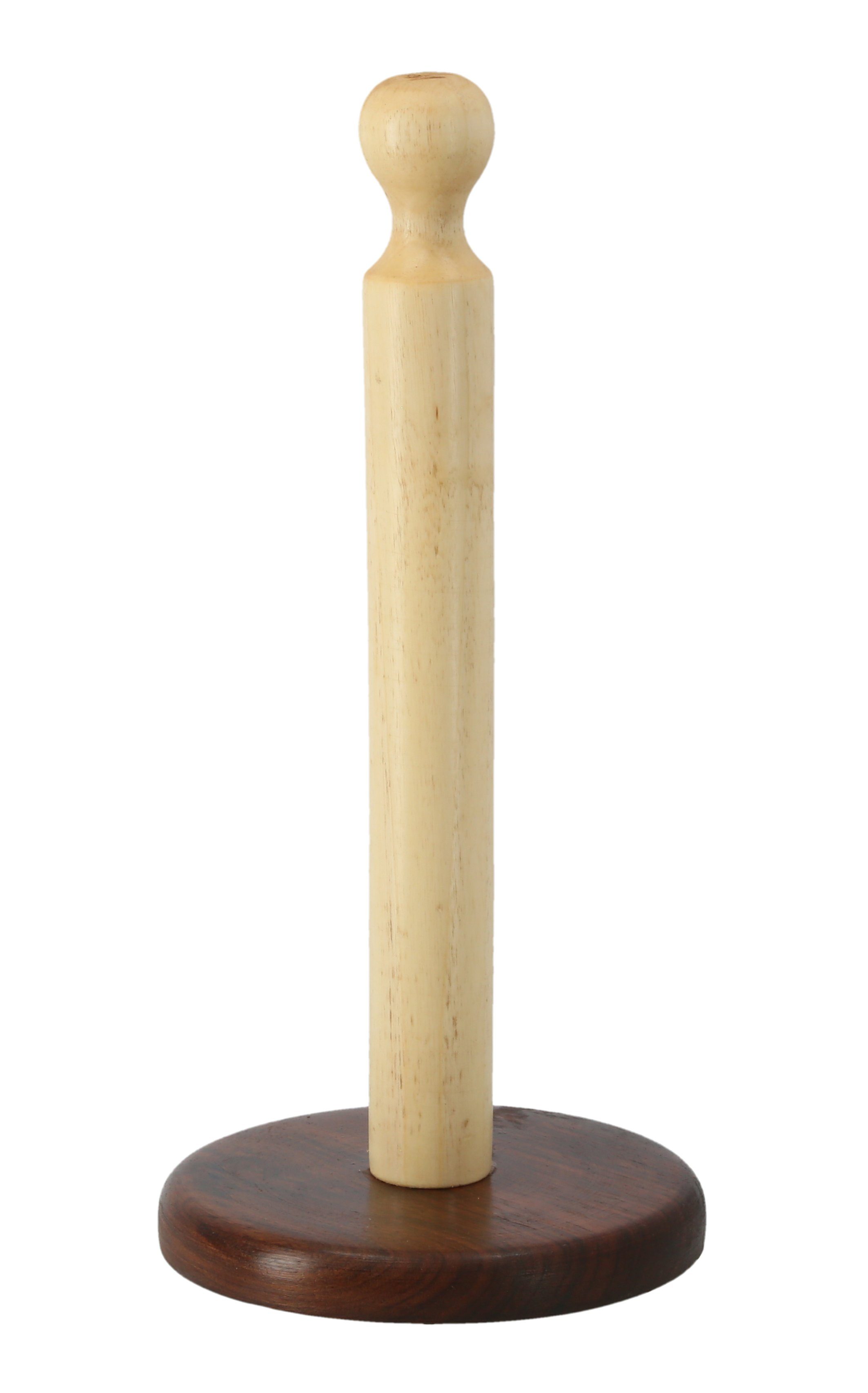 Lantelme Küchenrollenhalter Küchenrollenständer Holz, (100% Walnussholz, 1-St., 8714), 39cm höhe, einzigartige Maserung