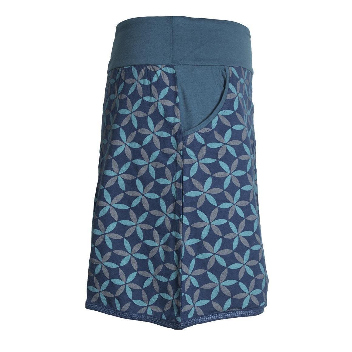 Vishes Minirock Rock 70er Jahre Retro Facetten Blumen-Druck Cacheur, Ethno, Hippie, Boho Style