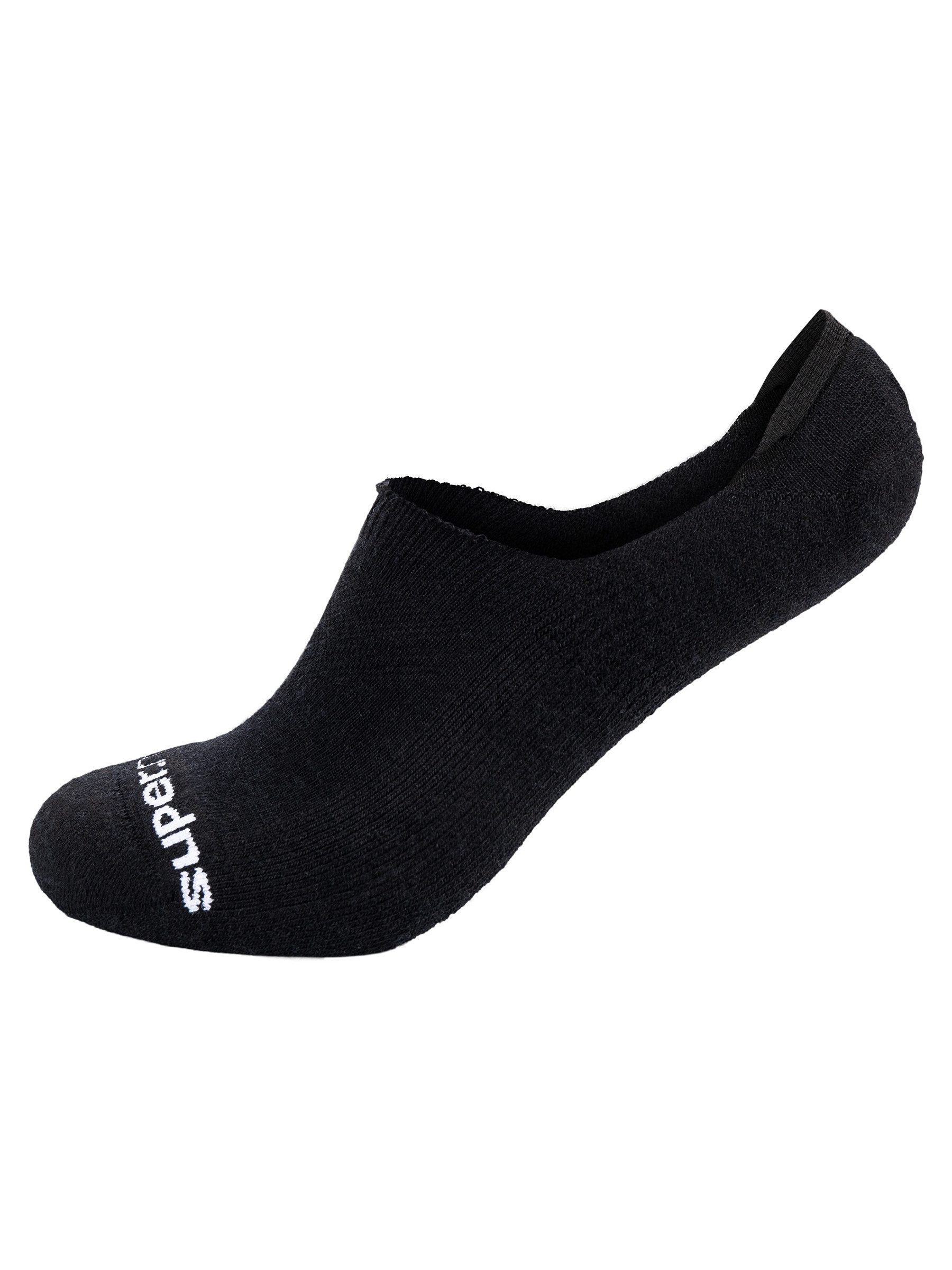 SUPER.NATURAL Sneakersocken, Merino, kein rutschen INVISIBLE SOCKS 2-PACK No smell-no worries, Merino-Materialmix