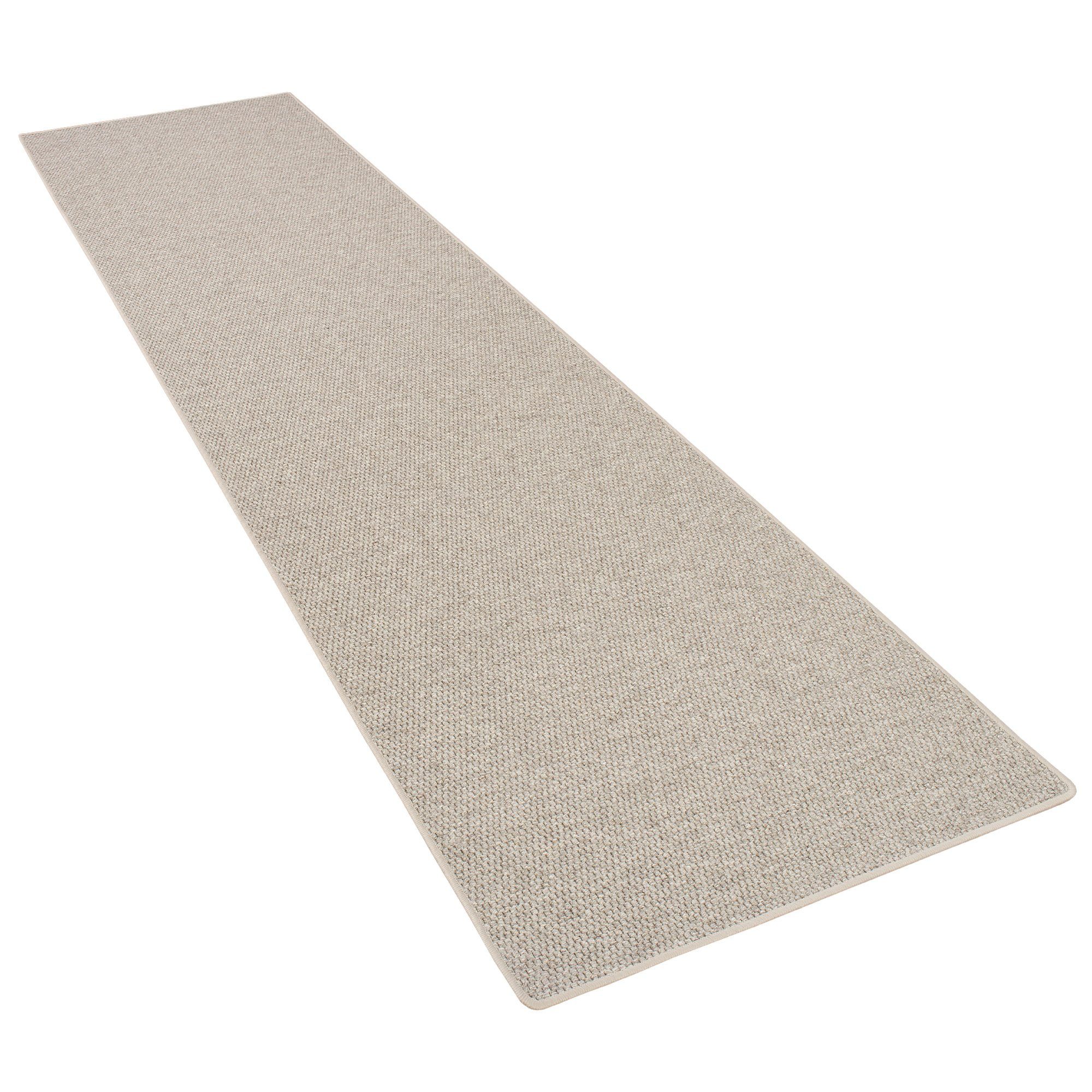 Wollteppich »Läufer Natur Teppich Wolle Bentzon Flachgewebe«, Snapstyle