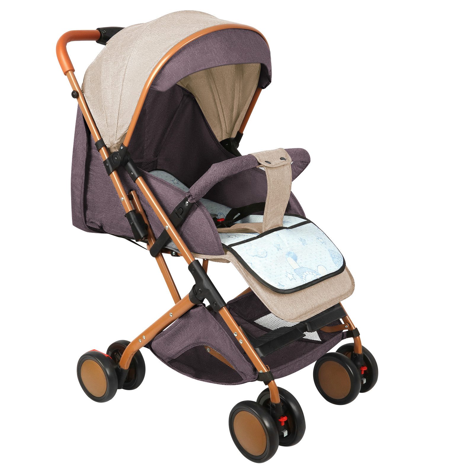 Kinder-Buggy Baby Kinderwagen, Kompakter Buggy, 0–4 Jahre