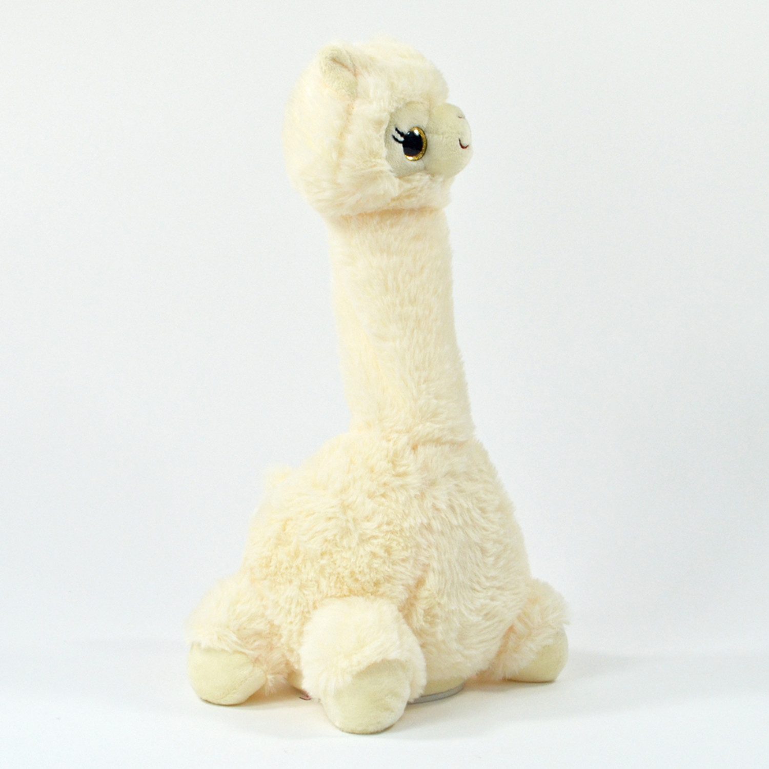 Peluche unicorno rosa con corno dorato • Mio Peluche
