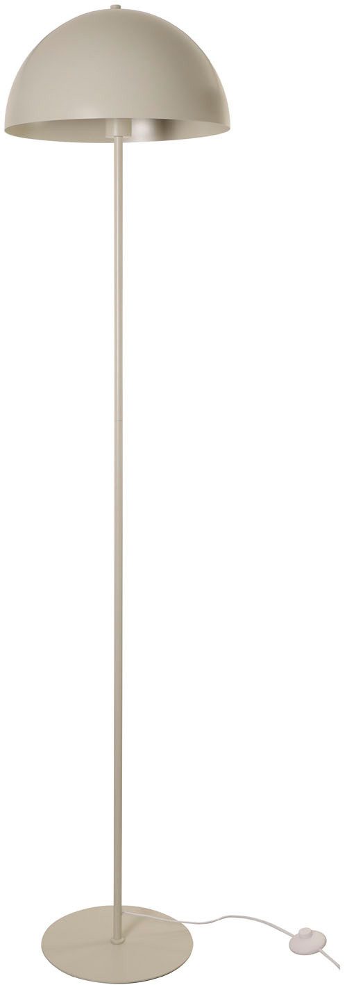 OTTO home Stehlampe Eddaa - Pilzlampe, Ein-/Ausschalter, ohne Leuchtmittel, Pilzleuchte, Höhe 165cm, Stehleuchte, Fußschalter, Pilzdesign