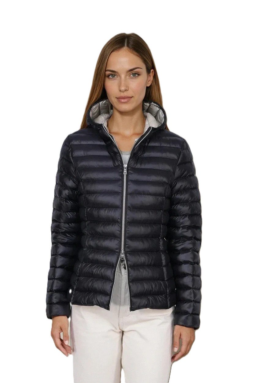 No.1 COMO Steppjacke - leichte Steppjacke Damen - wasserabweisende Übergangsjacke mit Kapuz