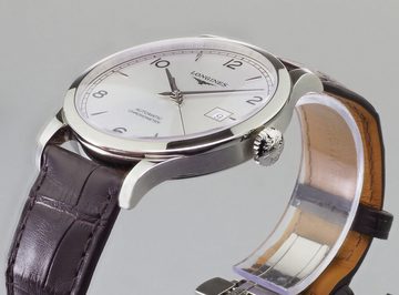 LONGINES Automatikuhr Swiss Made L28214762 Record Herren Uhr Chronometer, Uhrwerk: L888.4 schweizer Mechanisches Uhrwerk mit Automatikaufzug