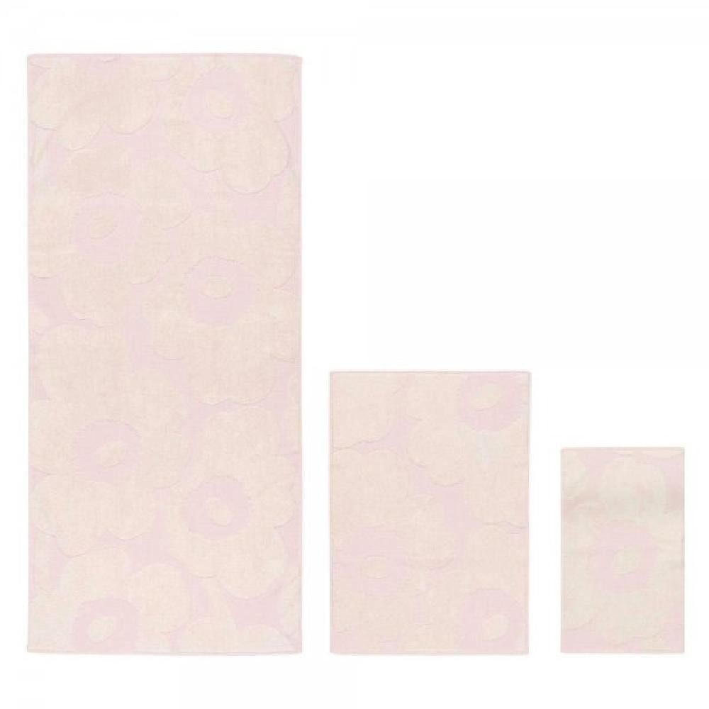 Marimekko Badetücher Handtuch-Set Unikko Light Pink (3-teilig)