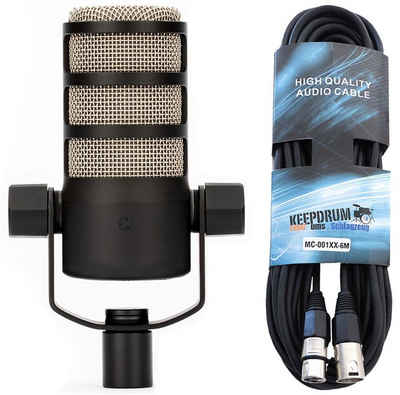 RØDE Mikrofon Podmic dynamisches Podcast-Mikrofon mit Kabel