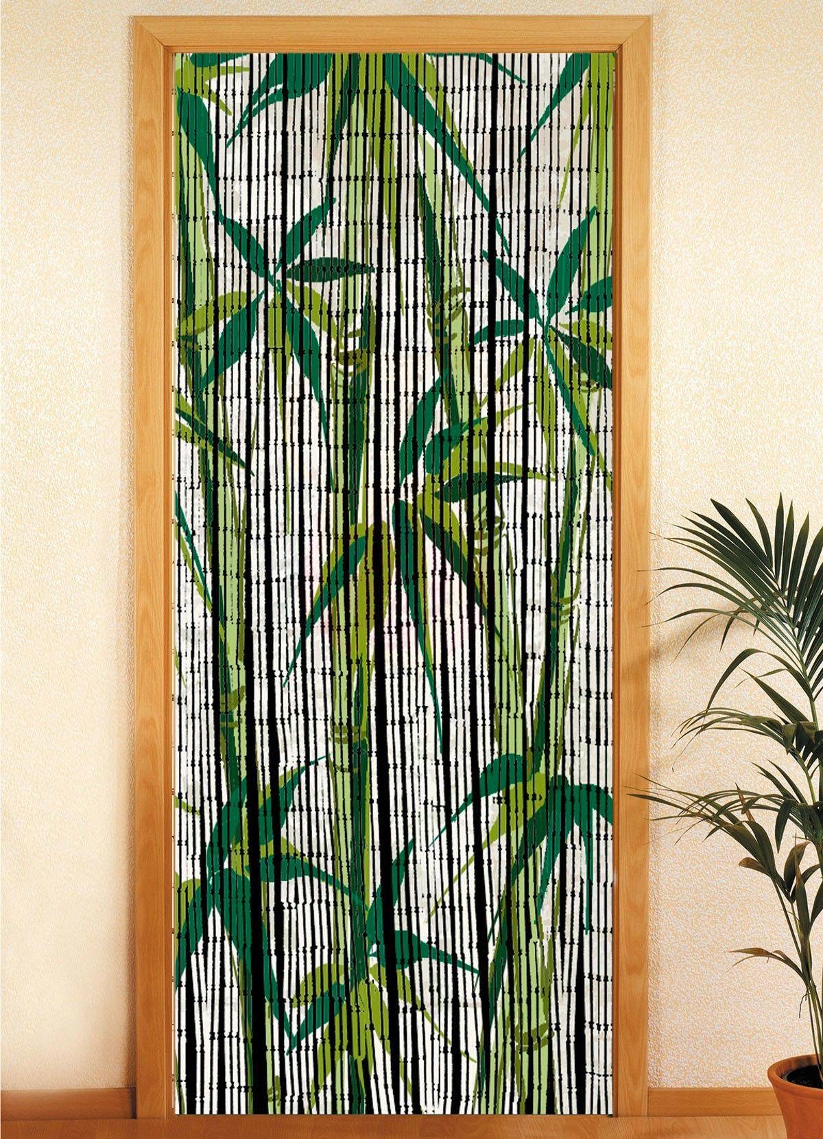 für Bamboo, Hakenaufhängung WENKO, Balkon (1 St), Terasse Türvorhang oder abdunkelnd,