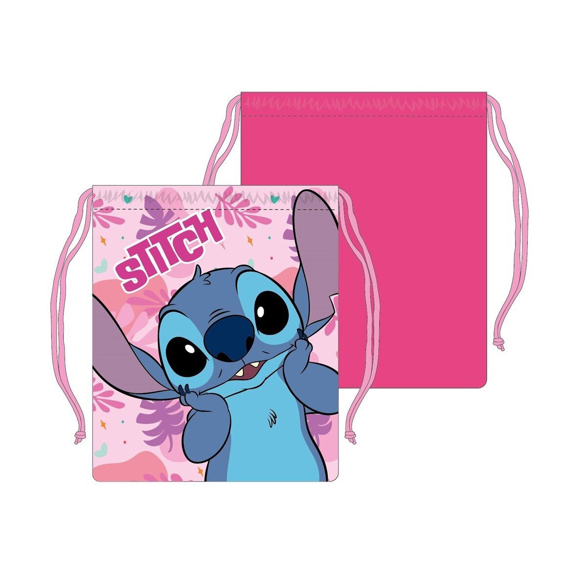 Turnbeutel Stitch Lunch-Tasche 26,5cm Kinder Brottasche Disney Alien