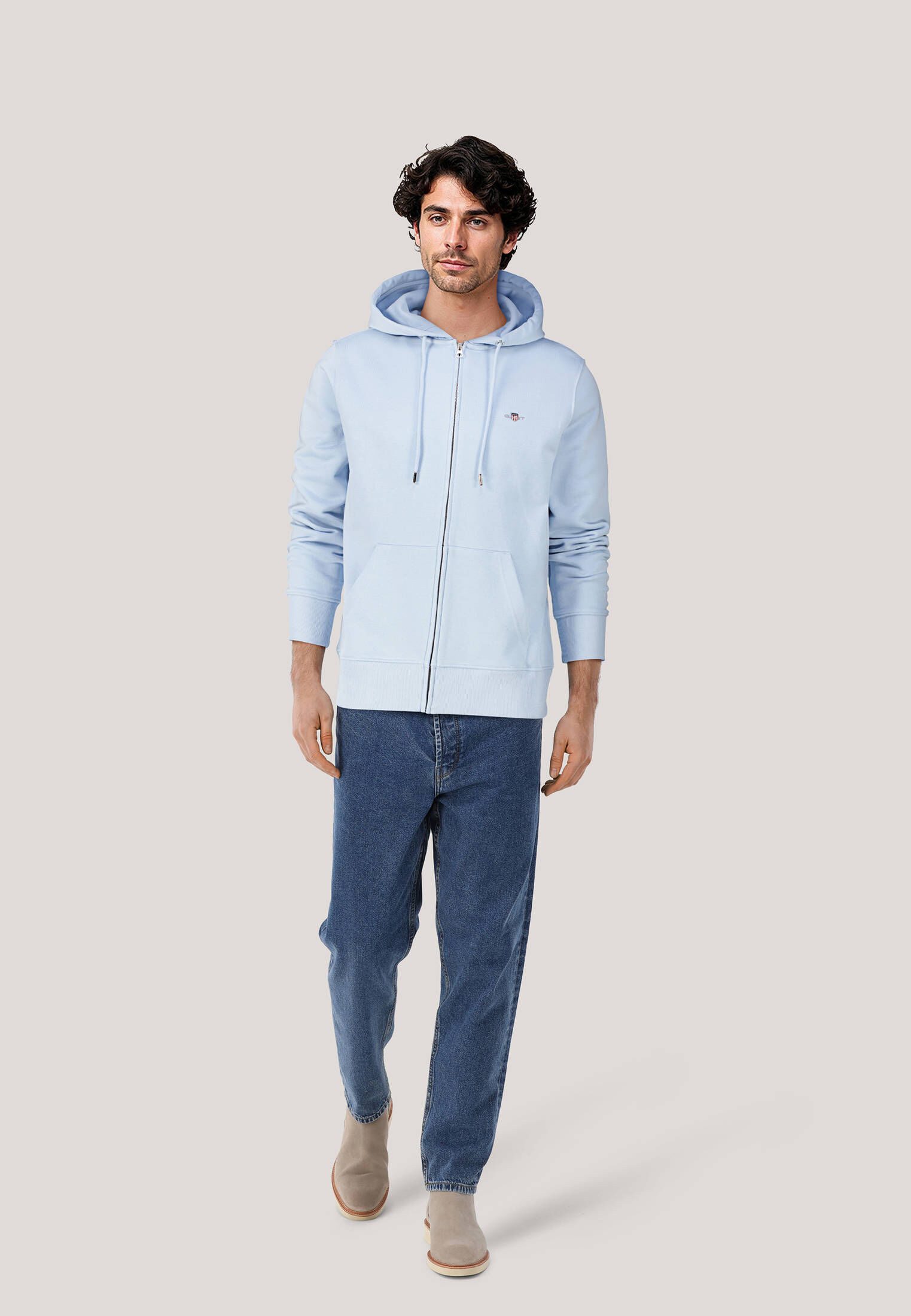 Gant Sweatjacke Herren Sweatjacke mit Kapuze günstig online kaufen