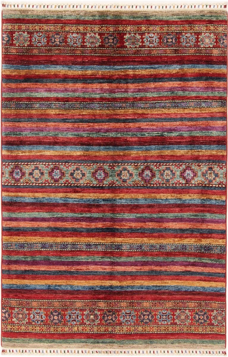 Orientteppich Arijana Shaal 117x177 Handgeknüpfter Orientteppich, Nain Trading, rechteckig, Höhe: 5 mm