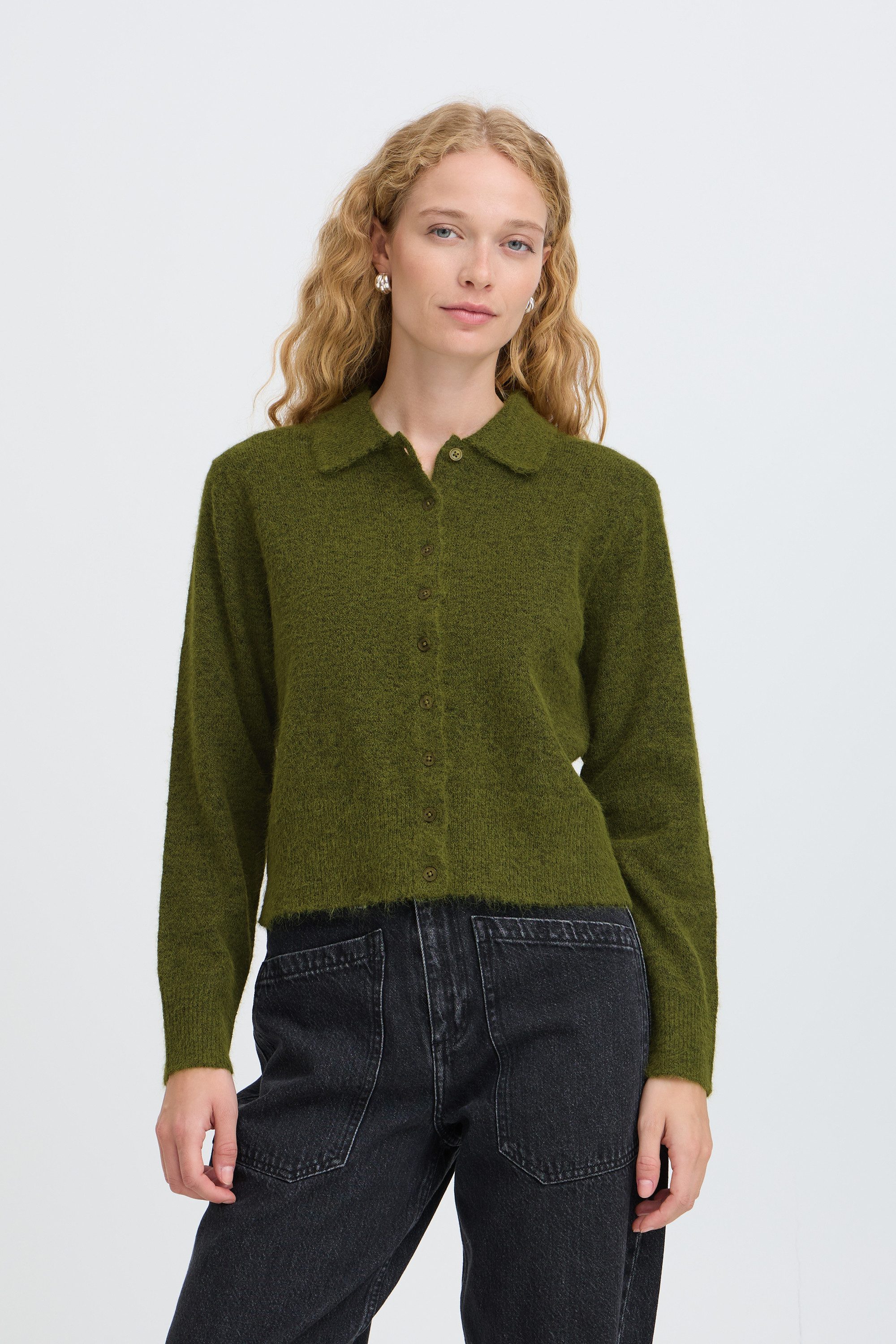 b.young Cardigan Strick-Cardigan langarm BYMINUA
