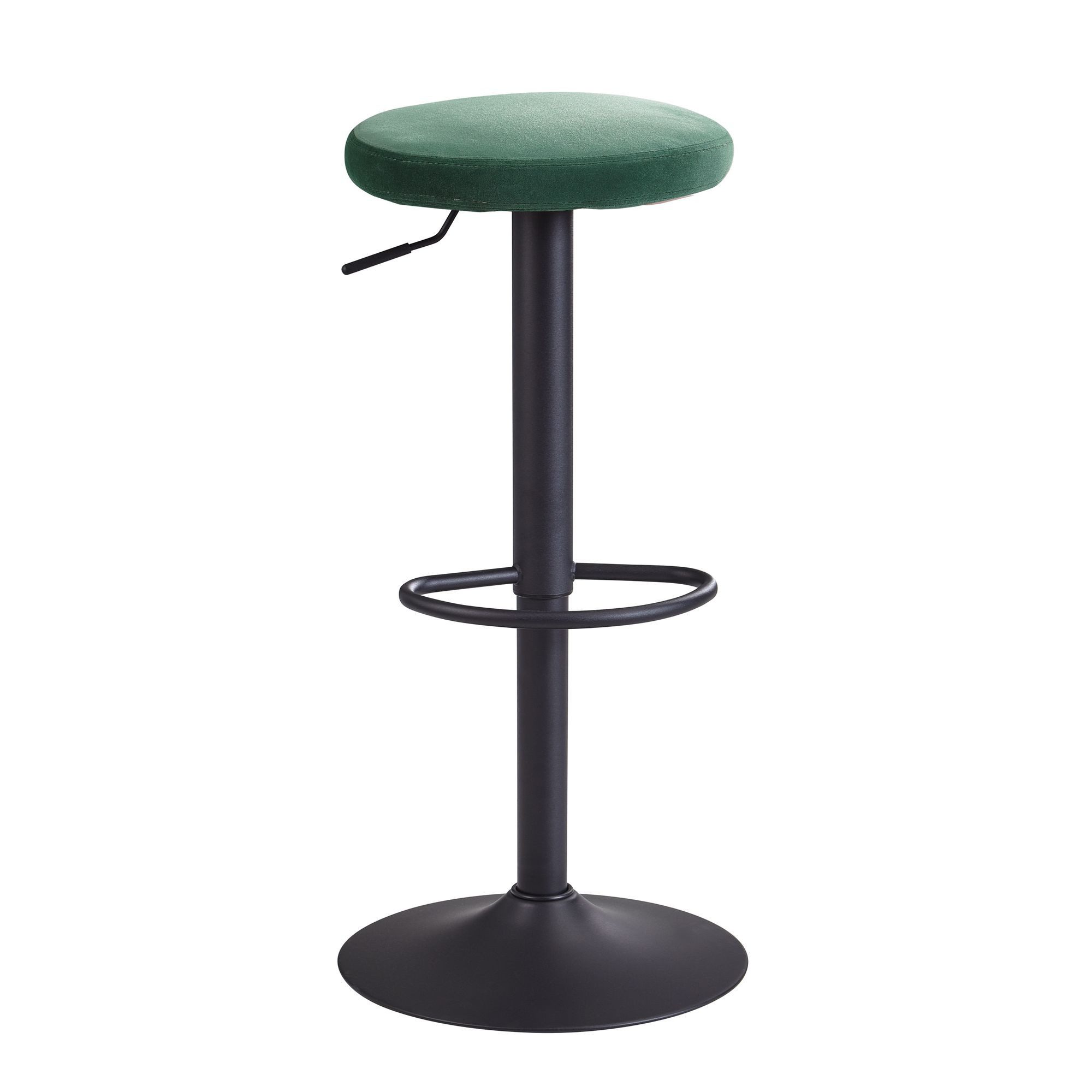 KADIMA DESIGN Barhocker Barhocker Samt Grün günstig online kaufen