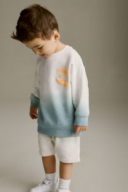 Next Sweatanzug Sweatshirt mit Rücken-Print und Shorts im Set (2-tlg)