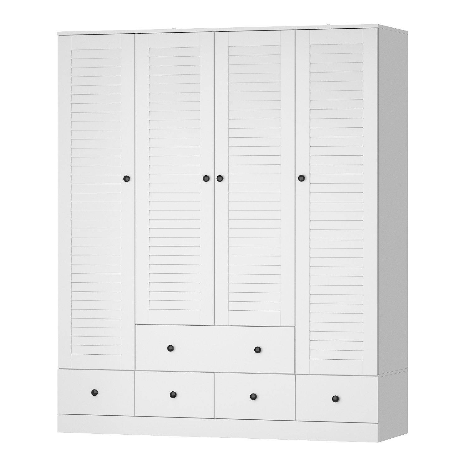 FUFU&GAGA Kleiderschrank mit 5 Schubladen, Garderobenschrank günstig online kaufen