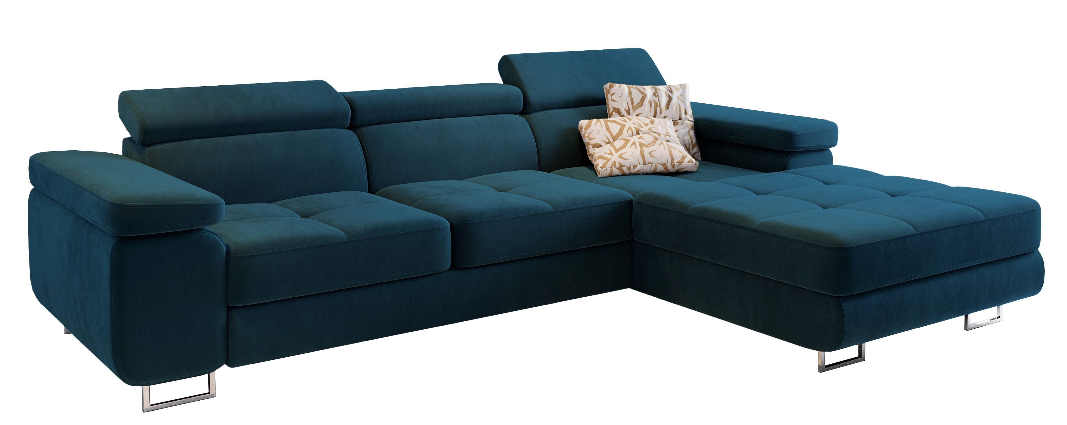 Masseno Ecksofa ELMA mit Schlaffunktion L-Form, günstig online kaufen