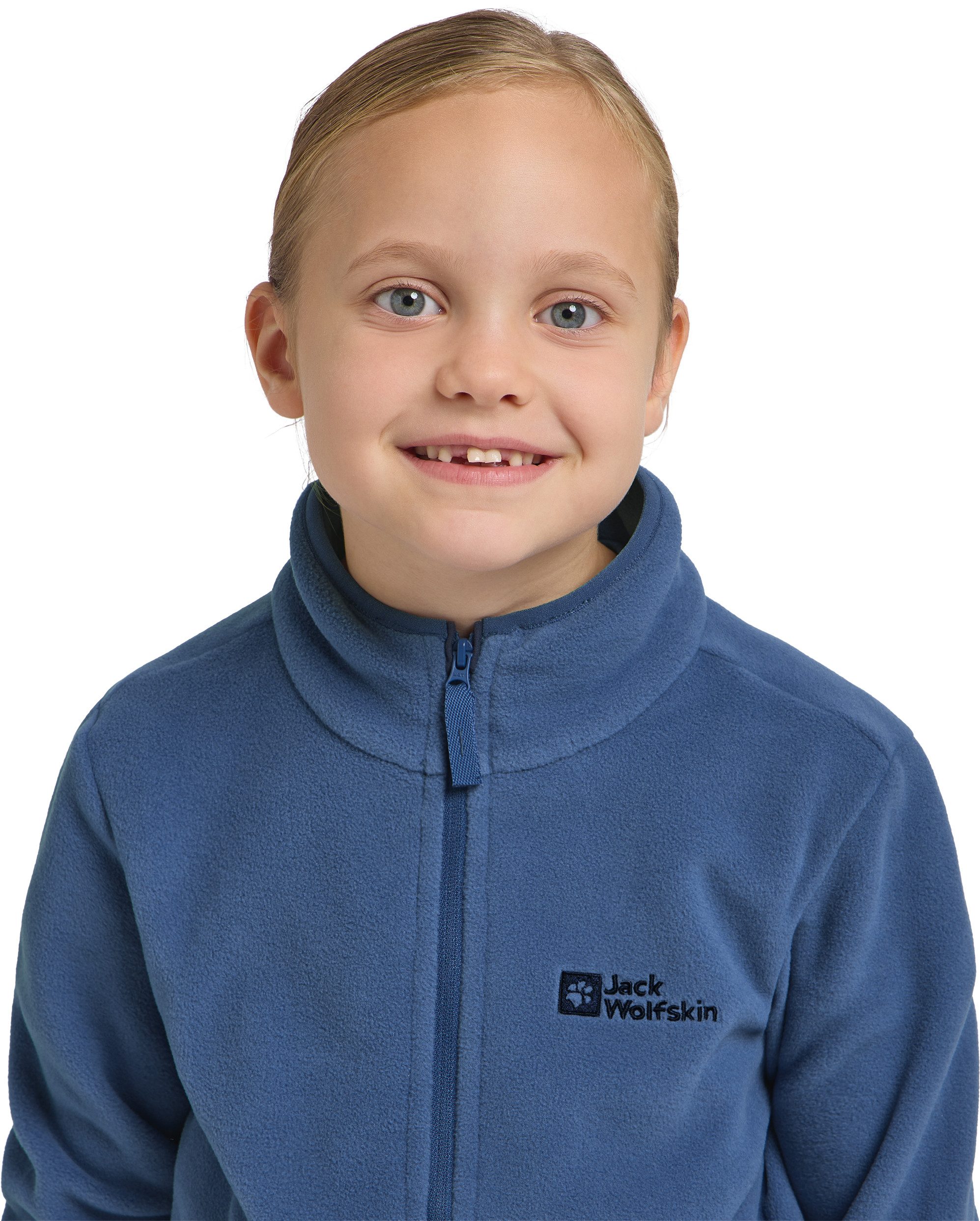 Jack Wolfskin Fleecejacke TAUNUS JACKET K einfach zu tragen und einfach zu pflegen