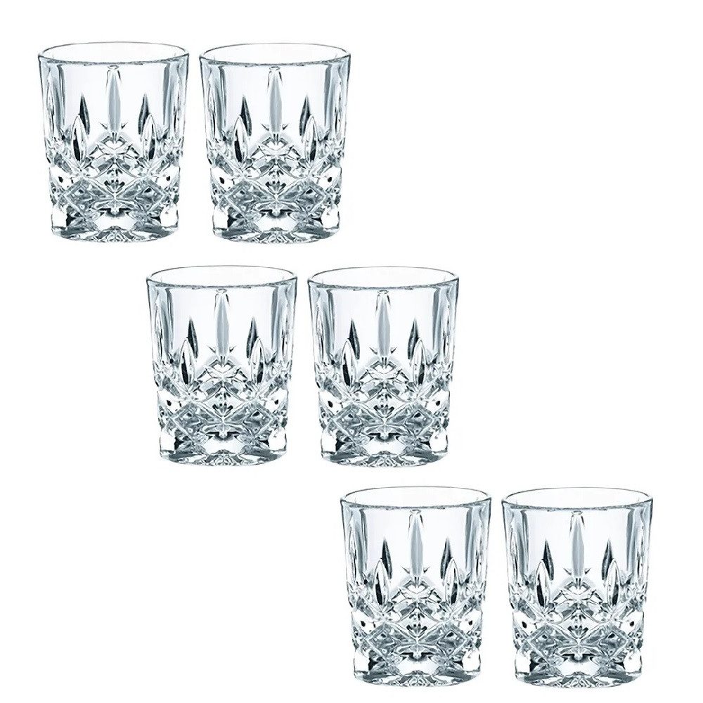 Nachtmann Schnapsglas Nachtmann Noblesse Stamper/Shotglas 6er Set, Kristallglas