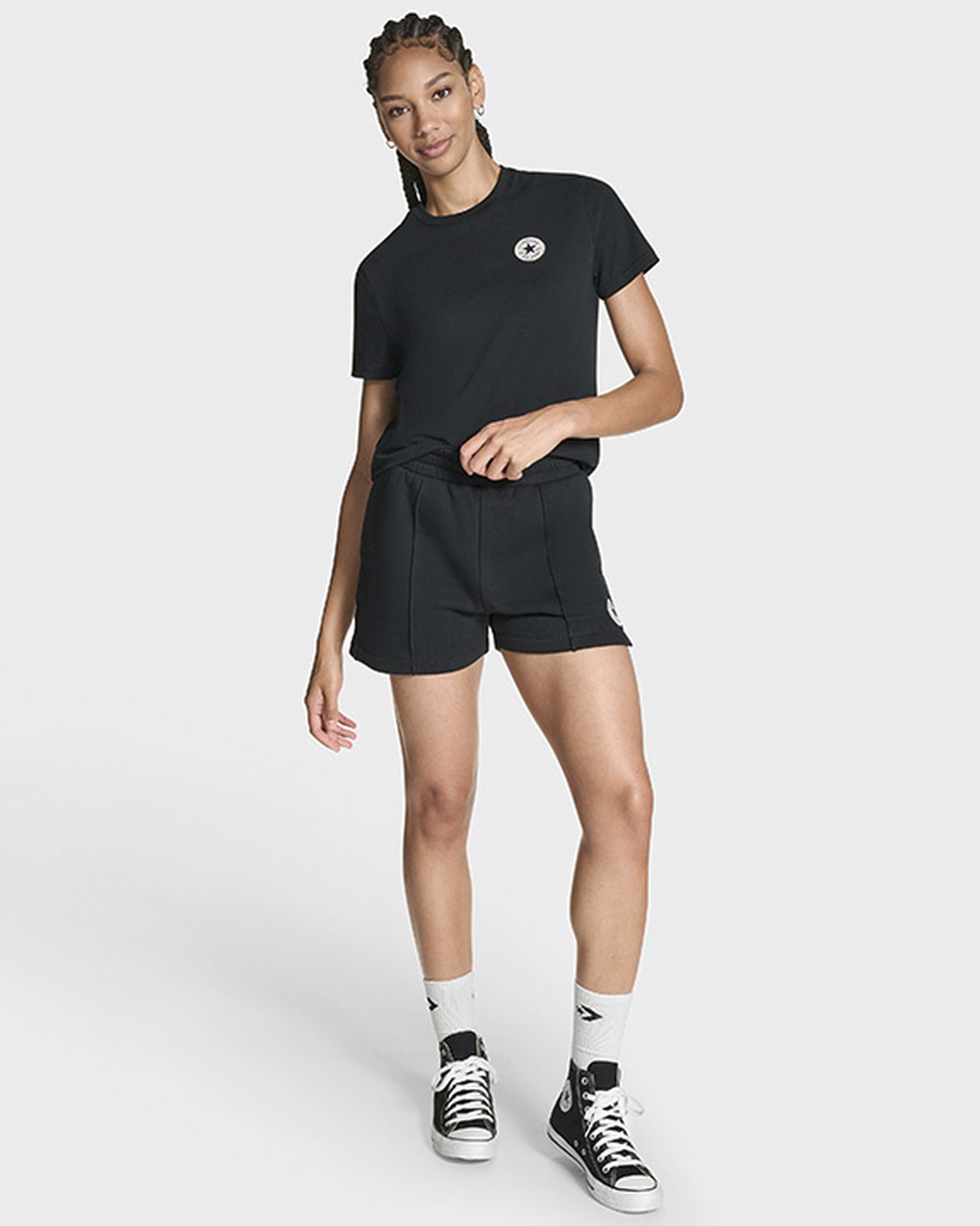 Converse Sweatshorts SSNL ESSENTIALS KNIT SHORT sportlicher Stil, mit Gesäßtasche