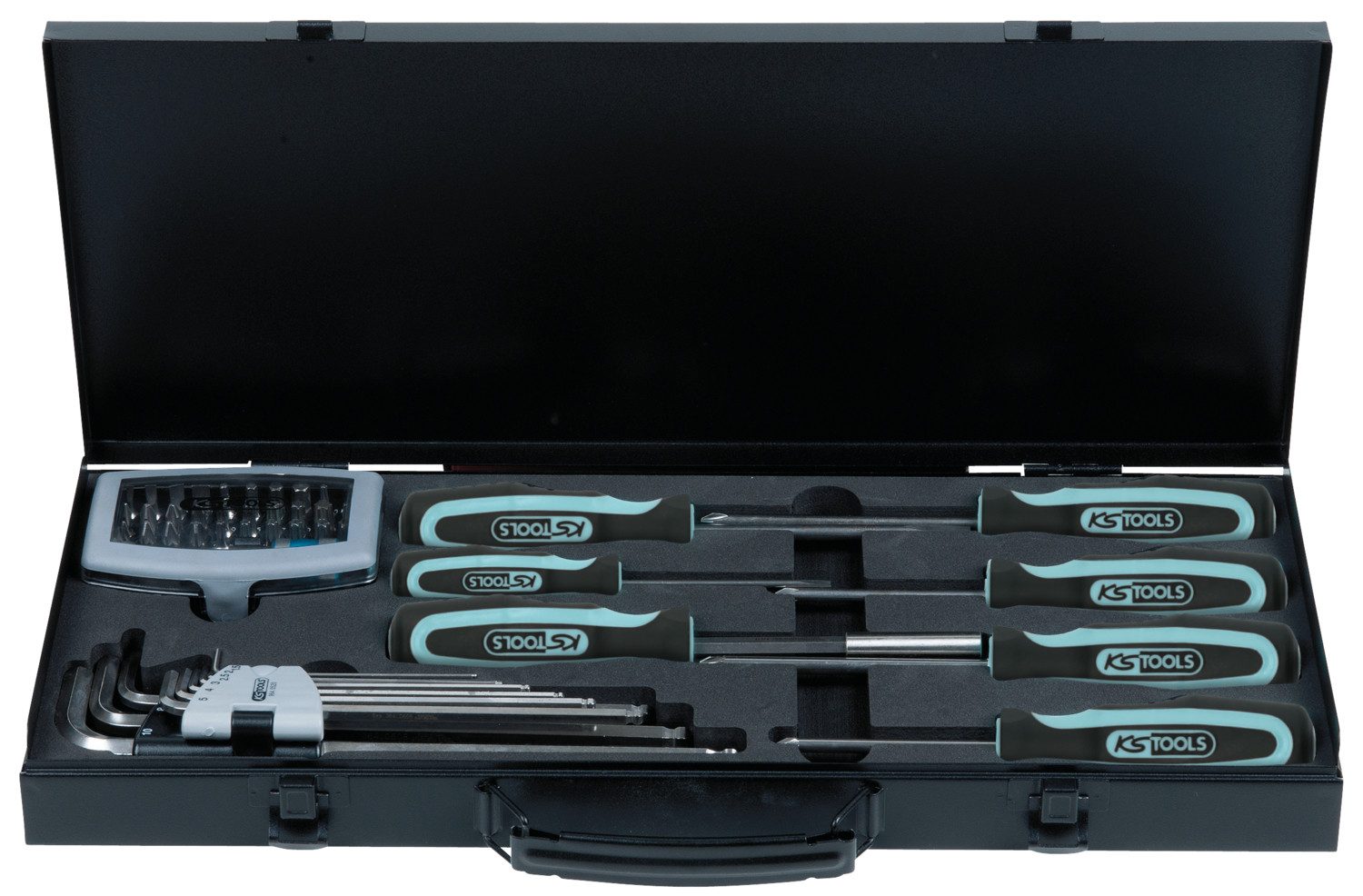 KS Tools Werkzeugkoffer EDELSTAHL Kombinationssatz, 48-tlg (910.2460)