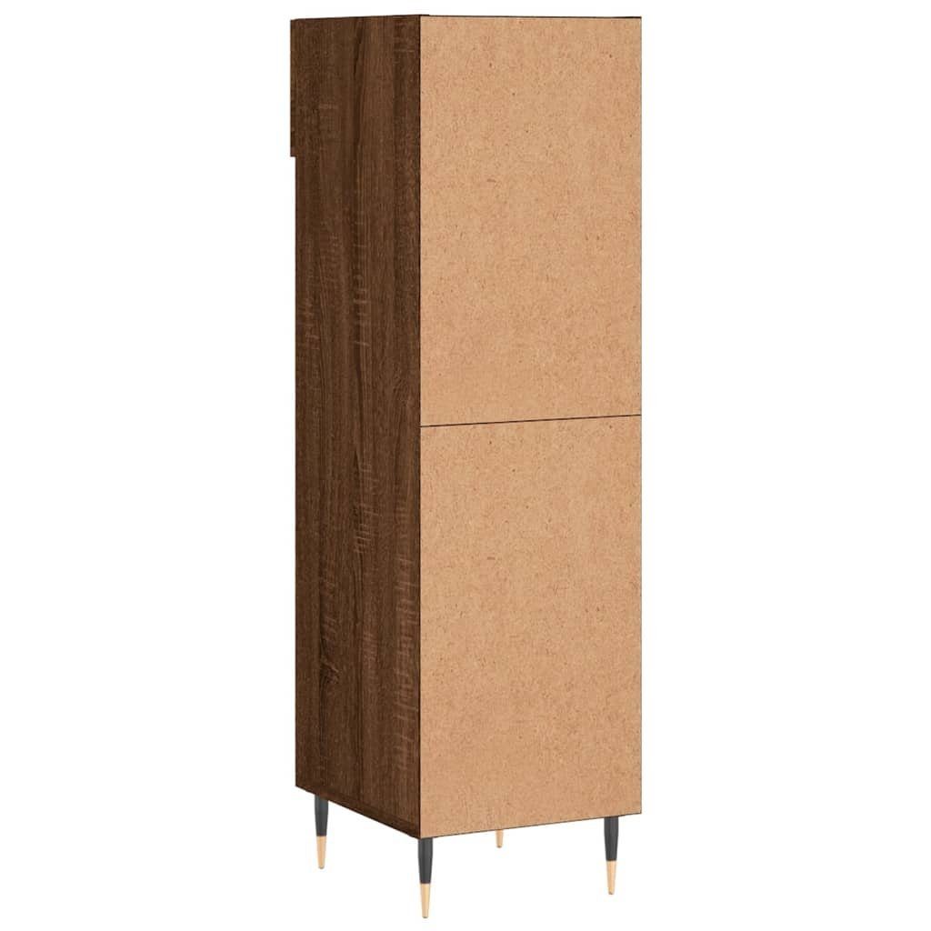 30x35x105 Kleiderschrank Eiche cm (1-St) Braune Holzwerkstoff Braun Schuhschrank Eichen-Optik vidaXL