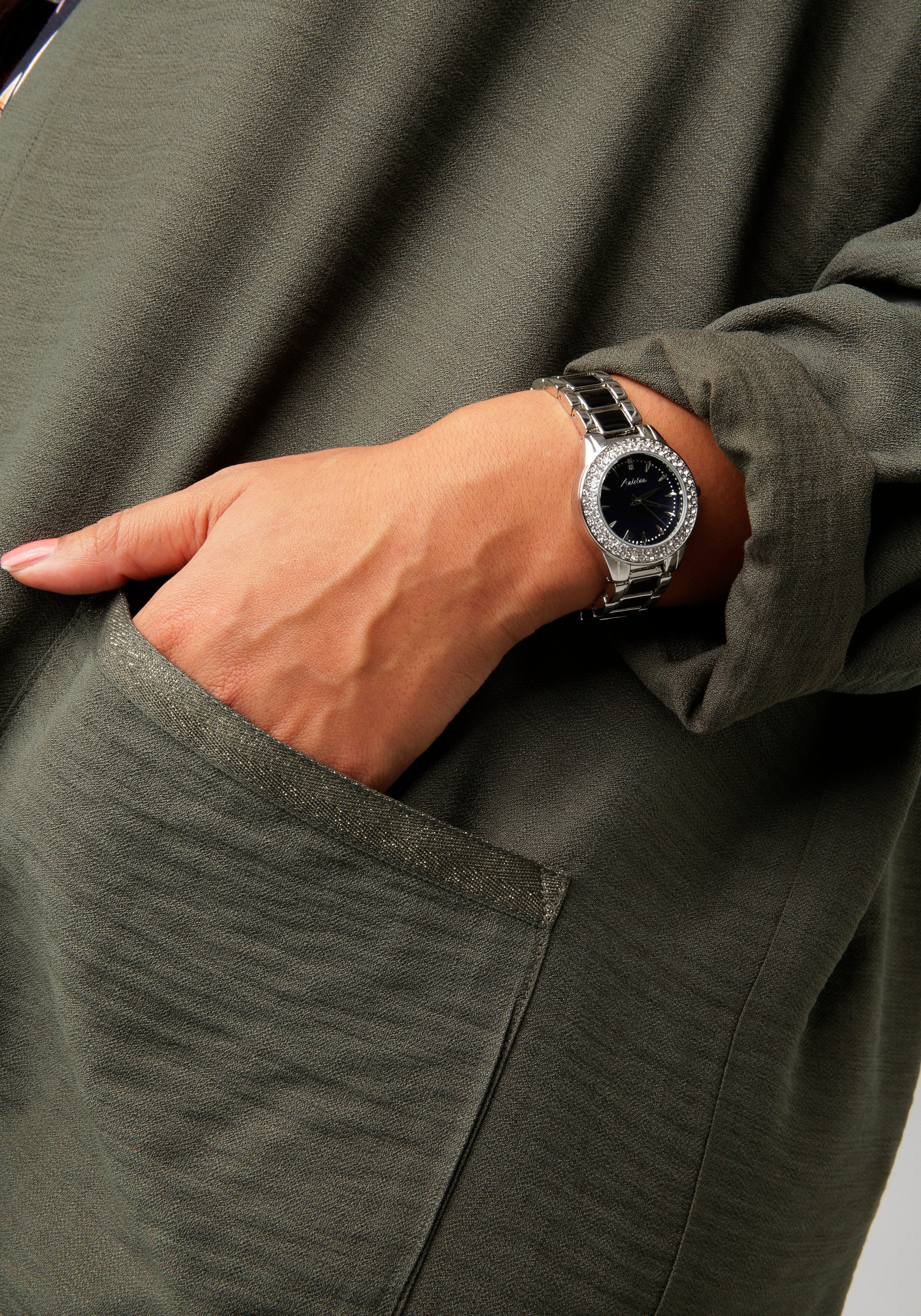 Aniston PLUS Langjacke aus strukturierter Ware