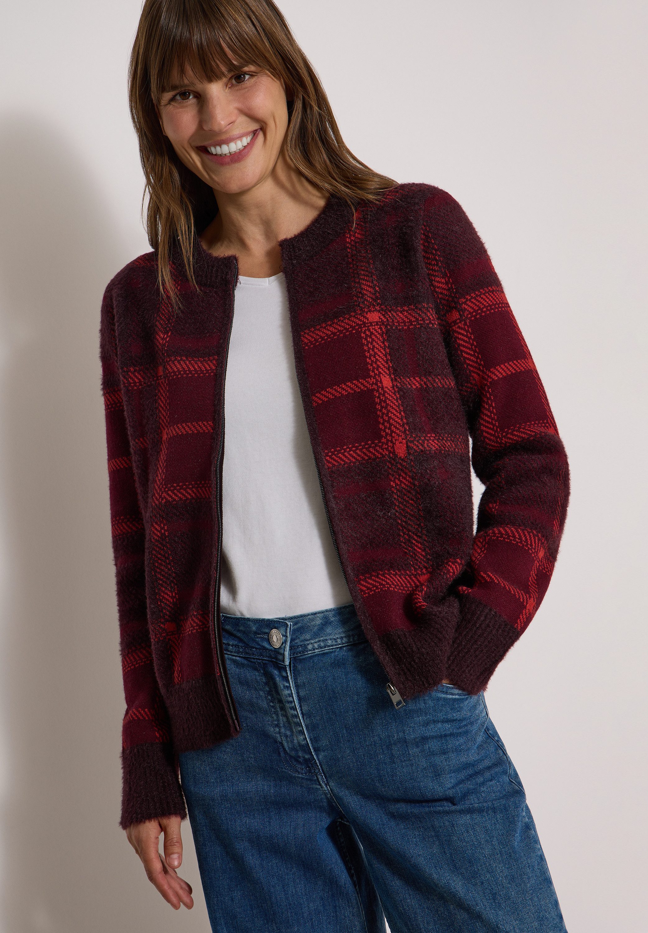 CECIL Cardigan mit Rundhalsausschnitt