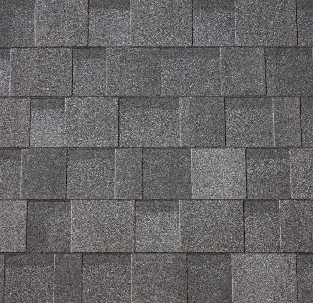 Dachschindeln Premium Asymmetrische Dachschindeln schwarz-anthrazit 3m²