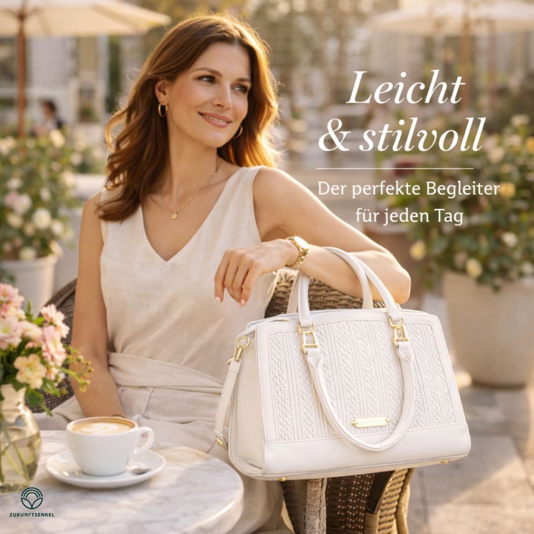 ZUKUNFTSENKEL Handtasche Echtleder Tasche Damen Elegant (Hochwertige Leder günstig online kaufen