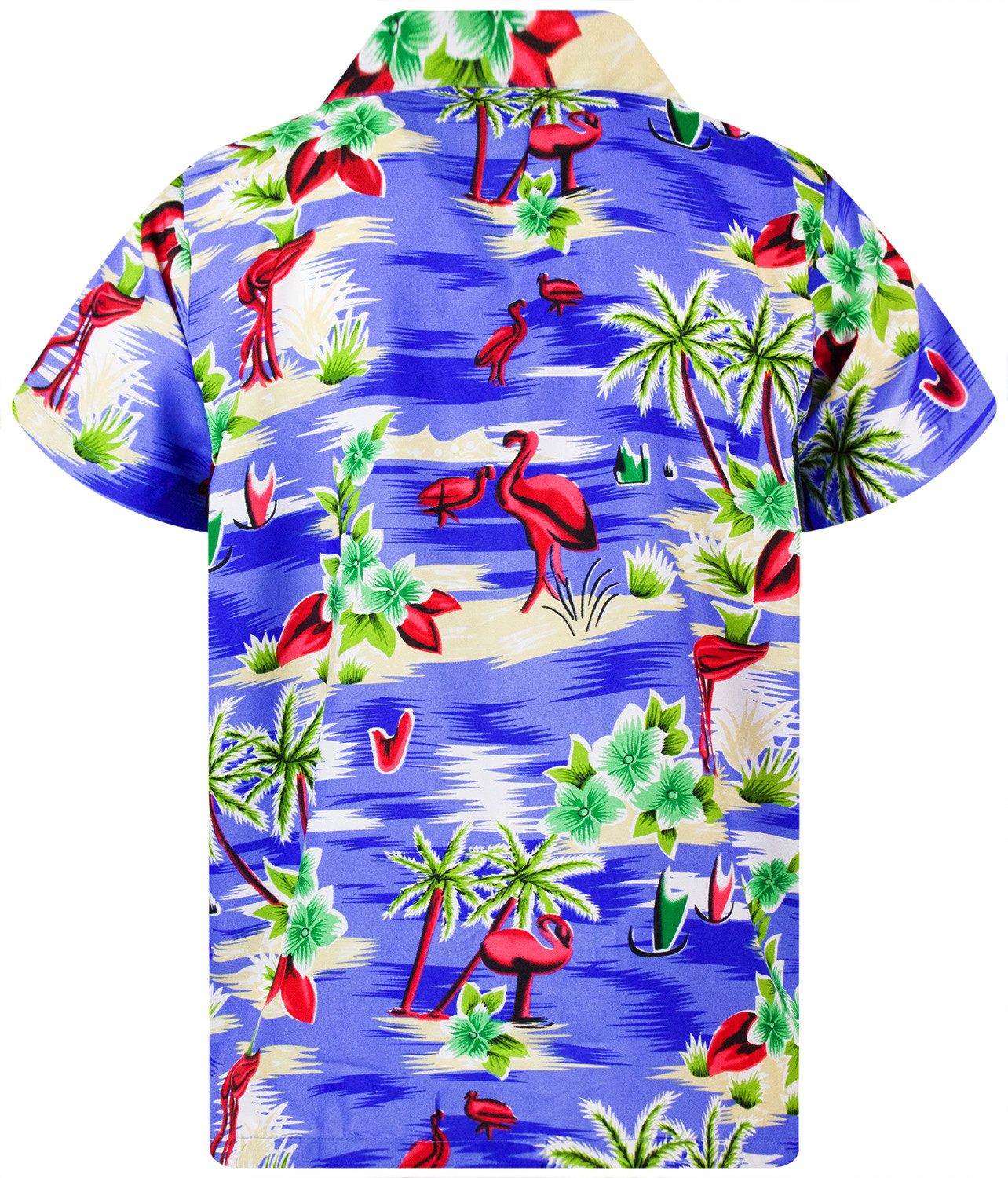 King Kameha Hawaiihemd Flamingos Funky Hawaii-Hemd Herren Kurzarm Front-Tas günstig online kaufen