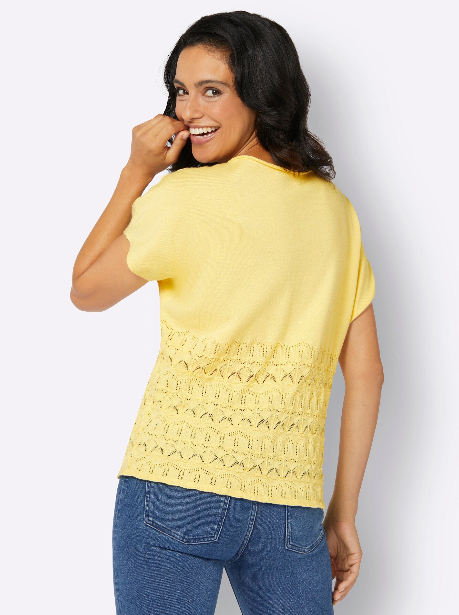 Witt Strickpullover Kurzarmpullover günstig online kaufen