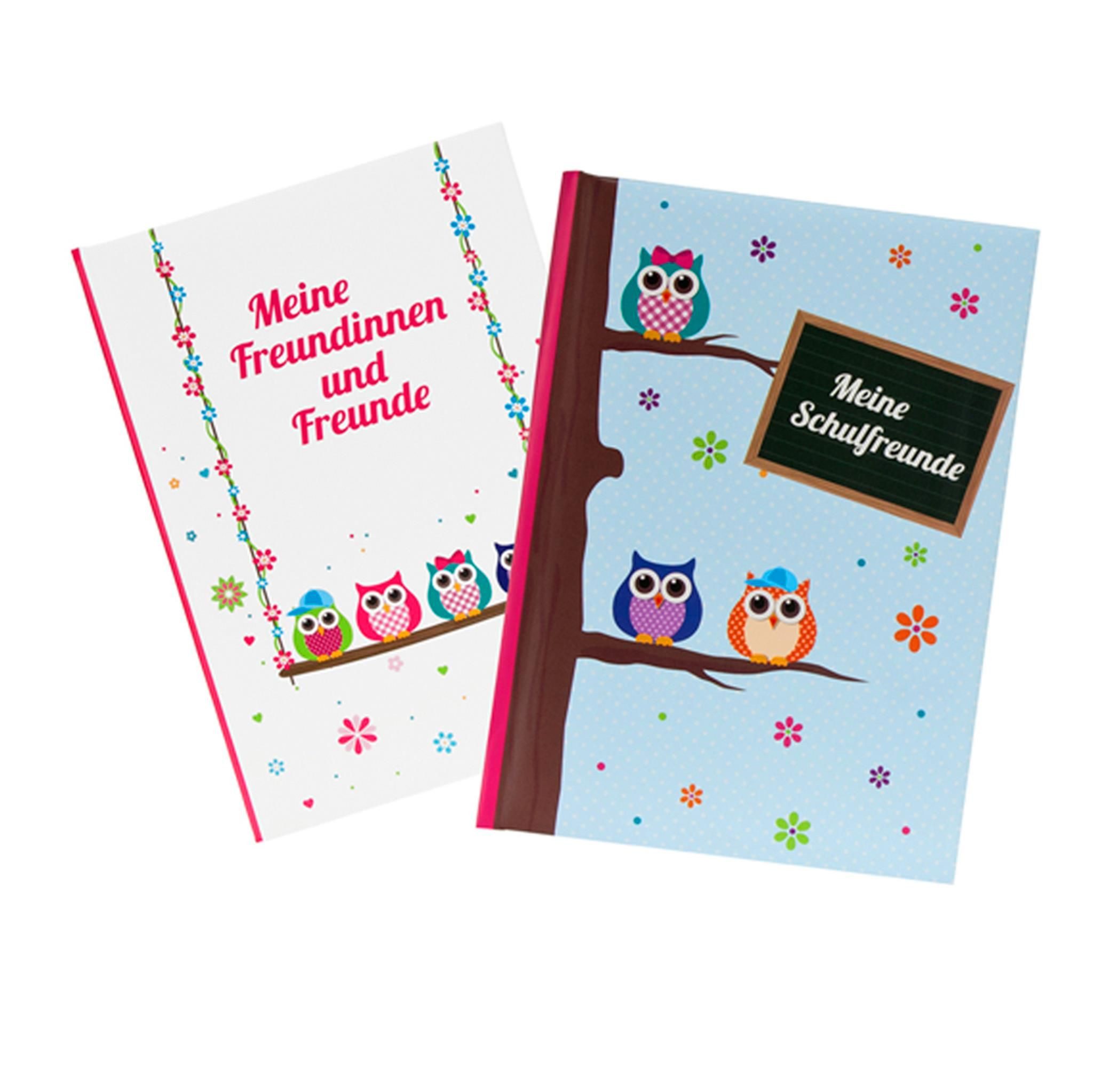 Goldbuch Tagebuch Goldbuch Freundebuch Eule