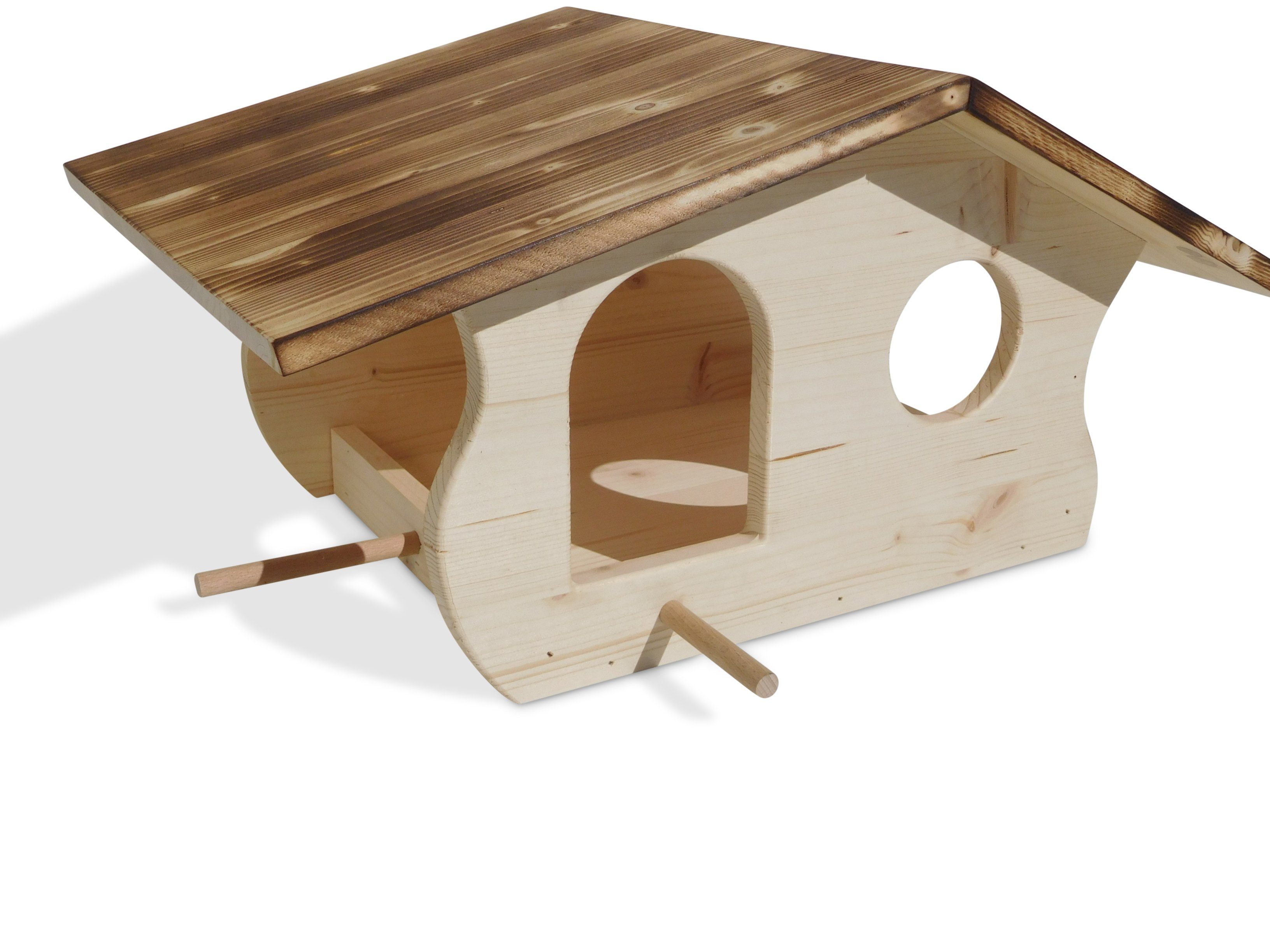 ELMATO Vogelhaus Edelweiß groß Futterstation, Elmato 10262 Vogelhaus 53x36x27cm