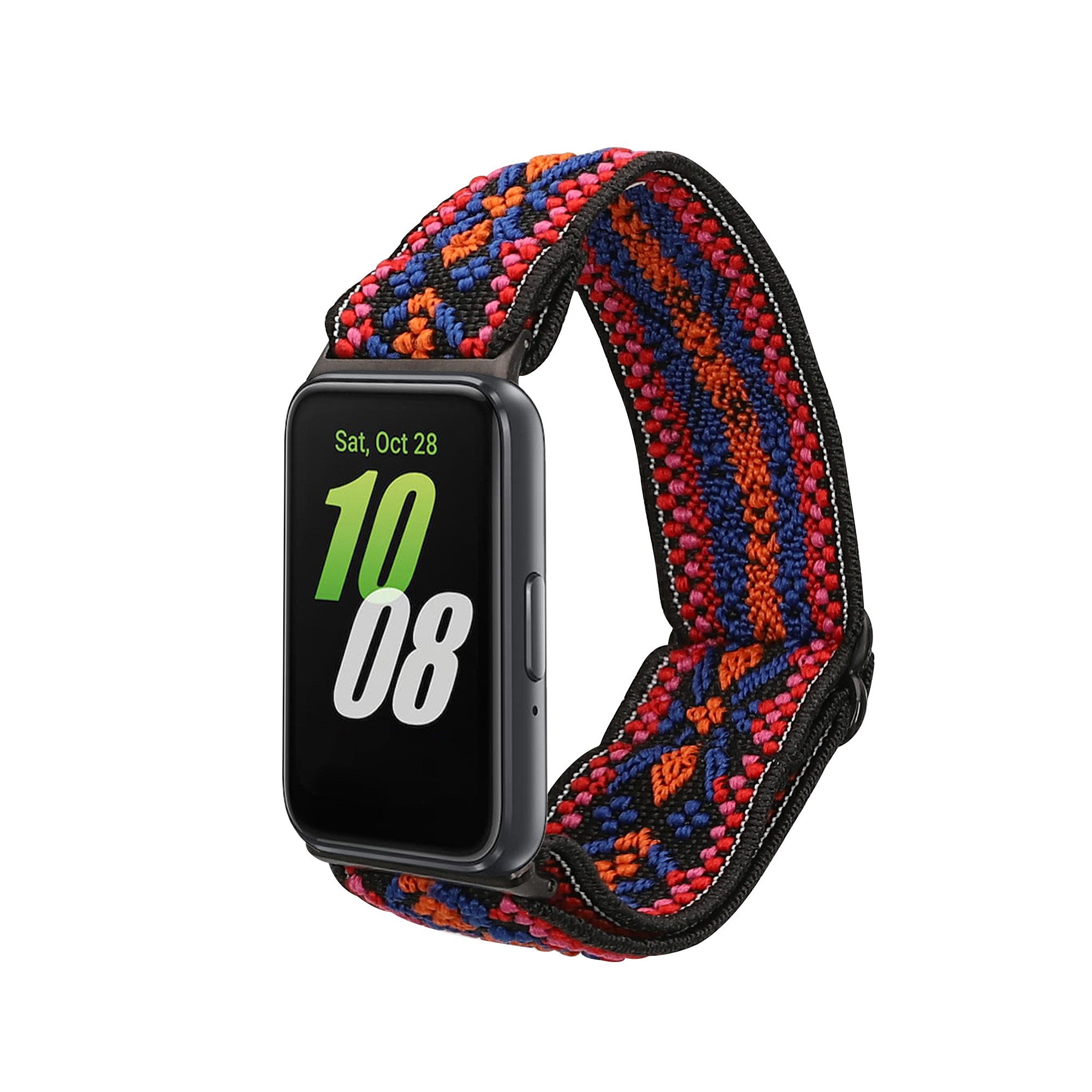 kwmobile Armband für Samsung Galaxy Fit 3 Smartwatch, 1-tlg., Nylon Fitnesstracker Sportarmband Band - Innenmaße von 14 - 22 cm