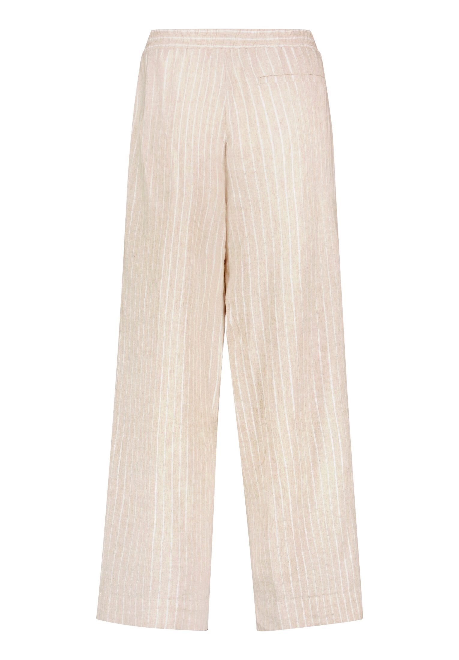 Cartoon Leinenhose Damen mit Taschen